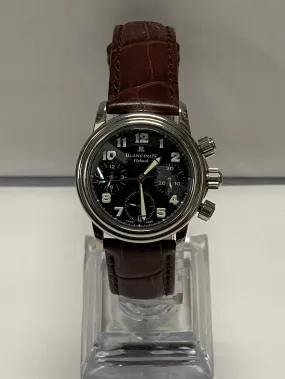 BLANCPAIN Flyback Limited Edition #107/150 SS Automatic Watch - $40K APR w/ COA!