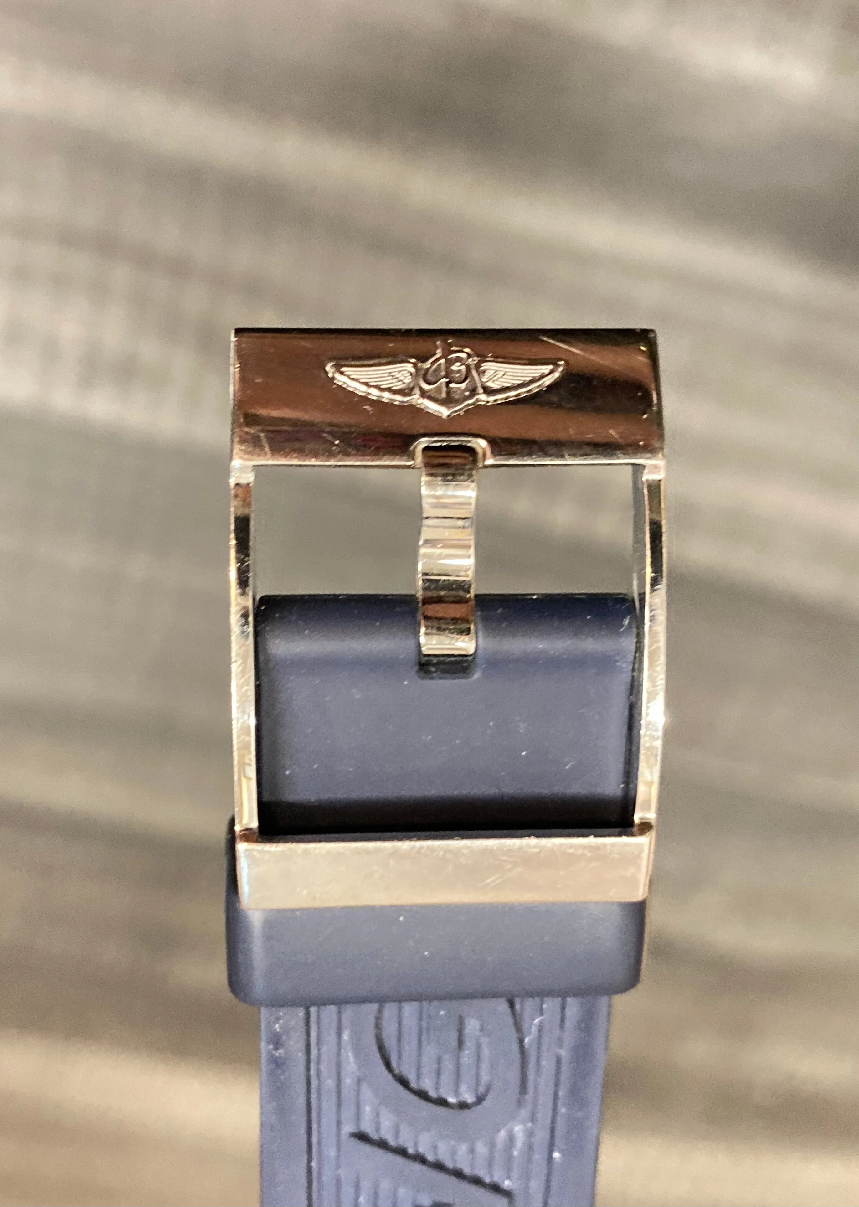 BREITILING Original Stainless Steel Buckle  22.5 mm (wide) - $200 APR VALUE w/ CoA! ✓