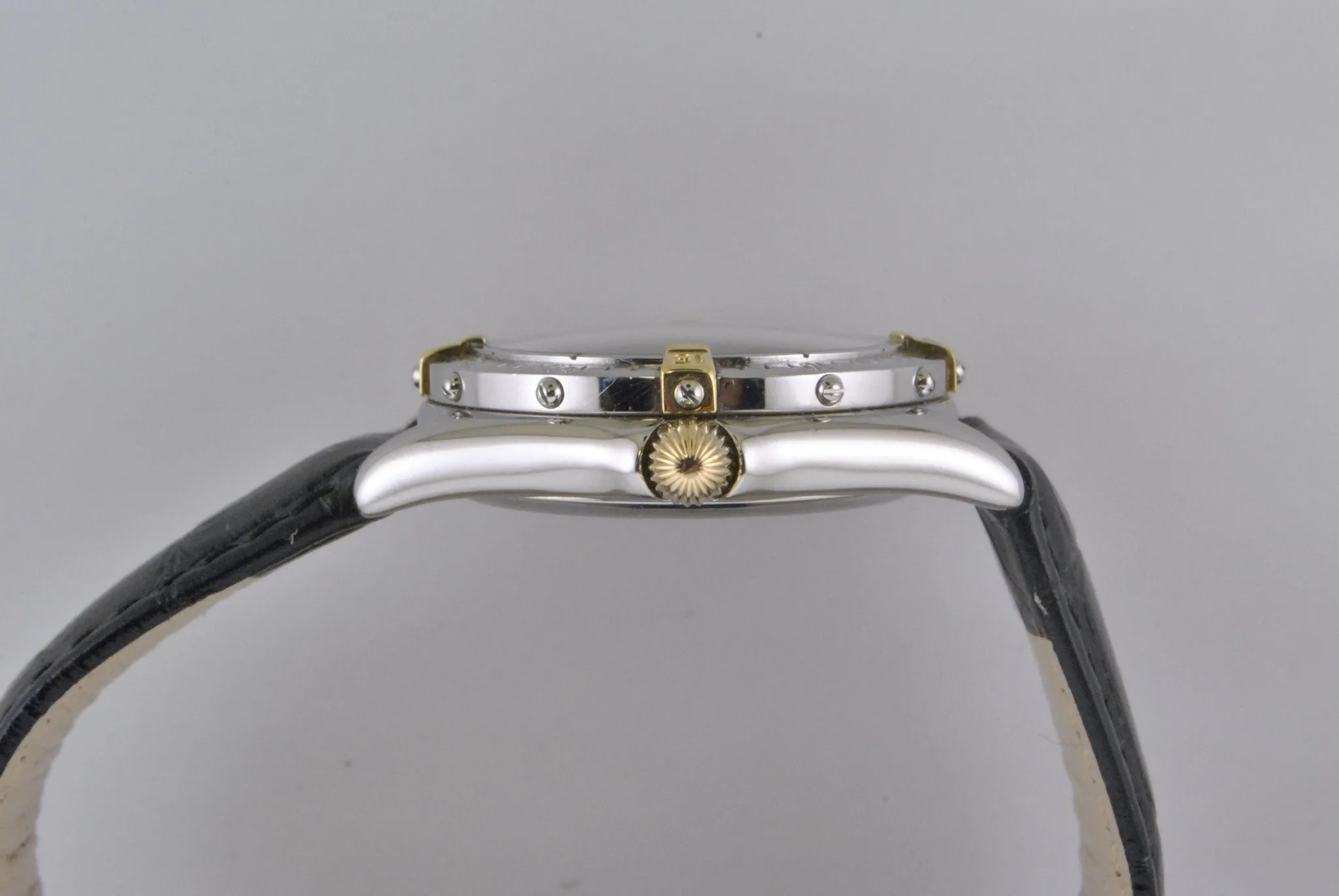 BREITLING Callisto Two-tone 18K YG / SS Wristwatch w/ Date Feature - $6K VALUE