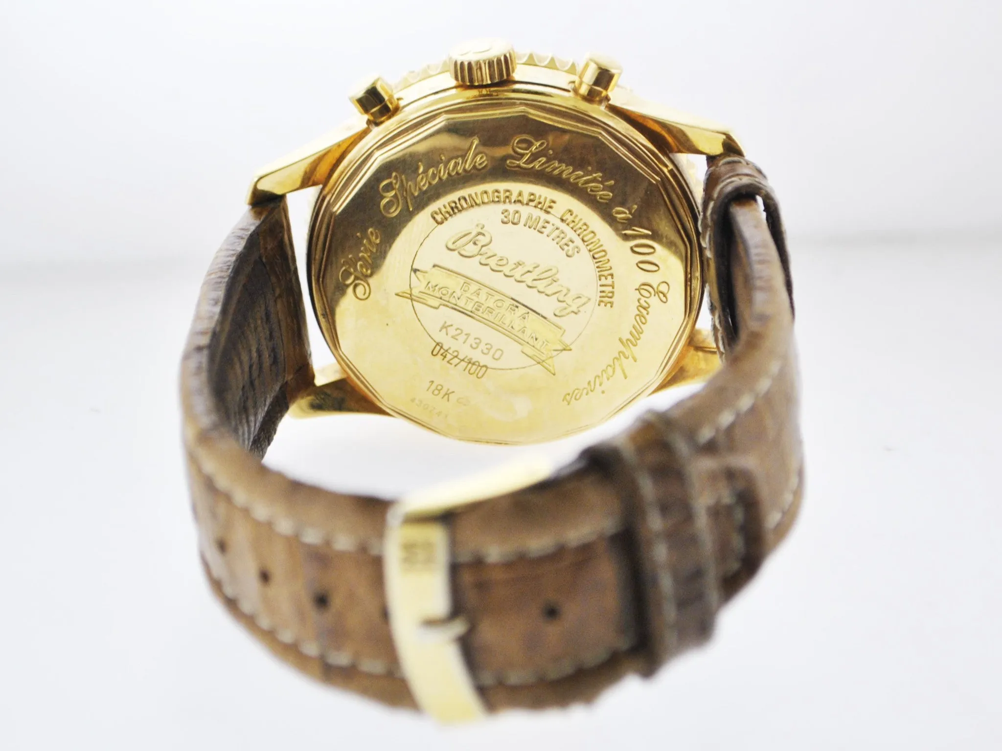 BREITLING Limited Edition Datora Montbrilliant 18KYG Chronometre w/ Annual Calendar - $50K VALUE