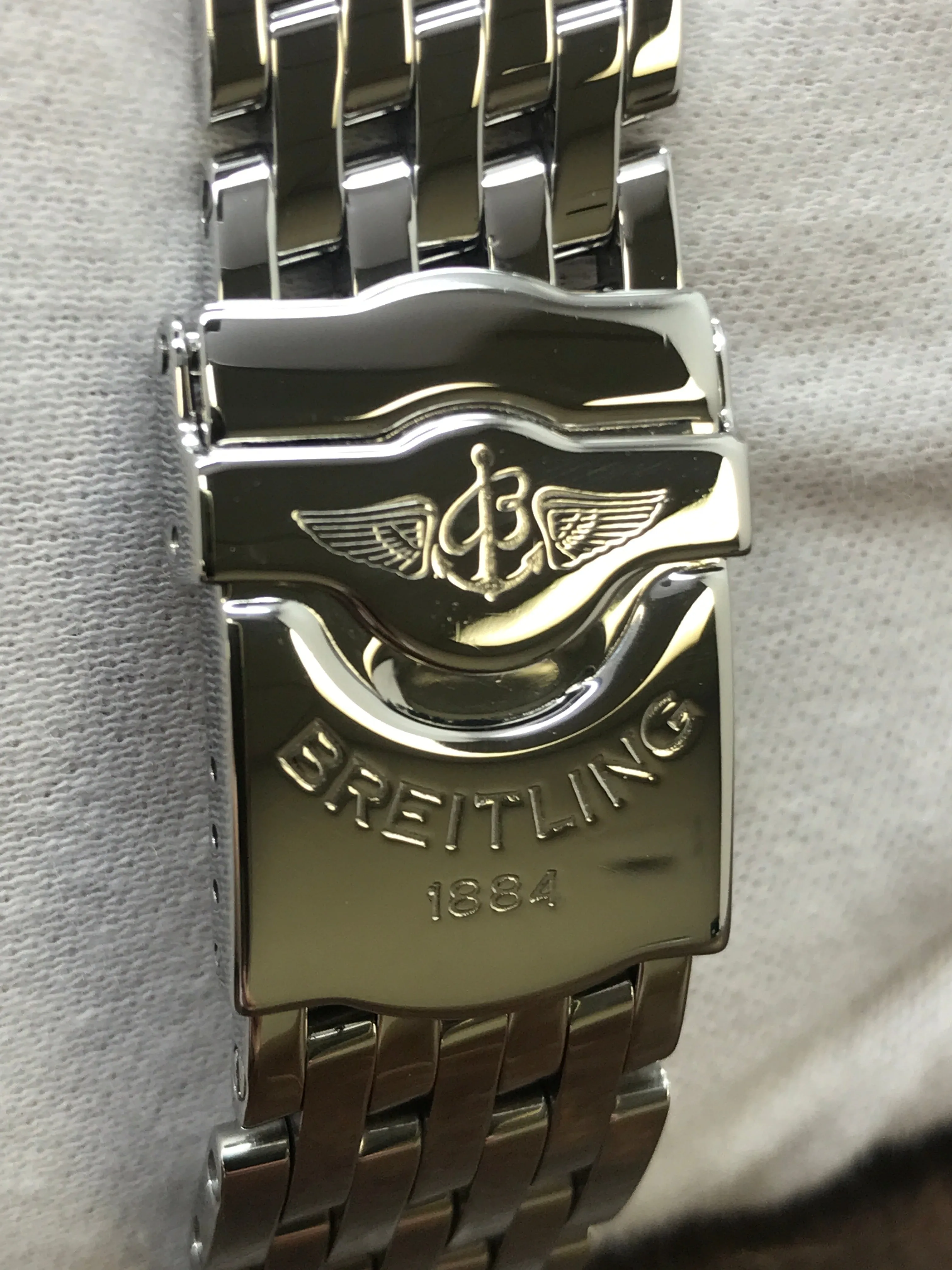Breitling Montbrillant Spatiographe A36030.1 Silver-white Dial Automatic Men's Watch