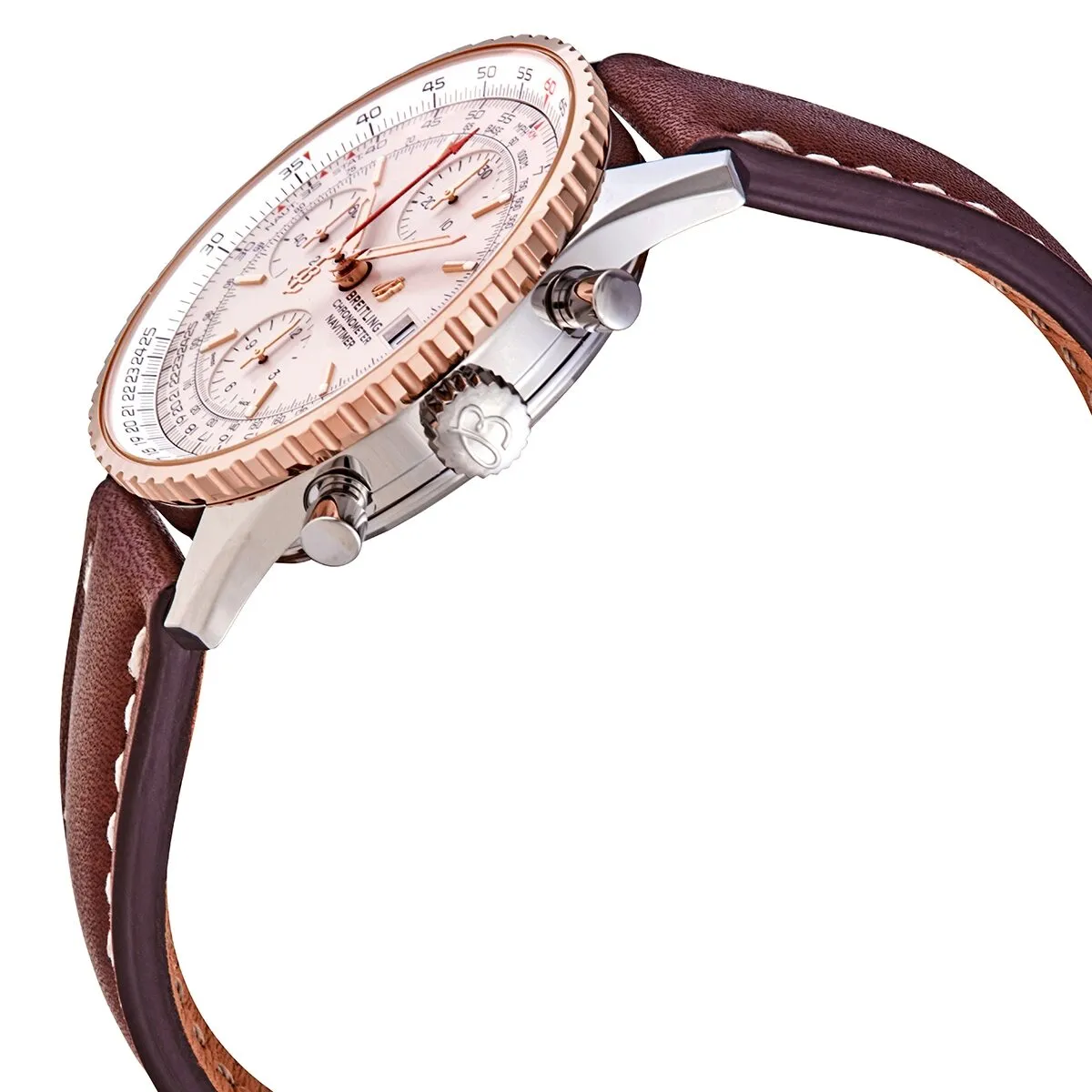 Breitling Navitimer Chronograph Automatic Chronometer Silver Dial Men's Watch U13324211G1X1