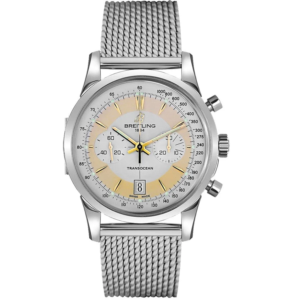 BREITLING Transocean Chronograph Edition Automatic Mens Watch AB015412/G784 154A