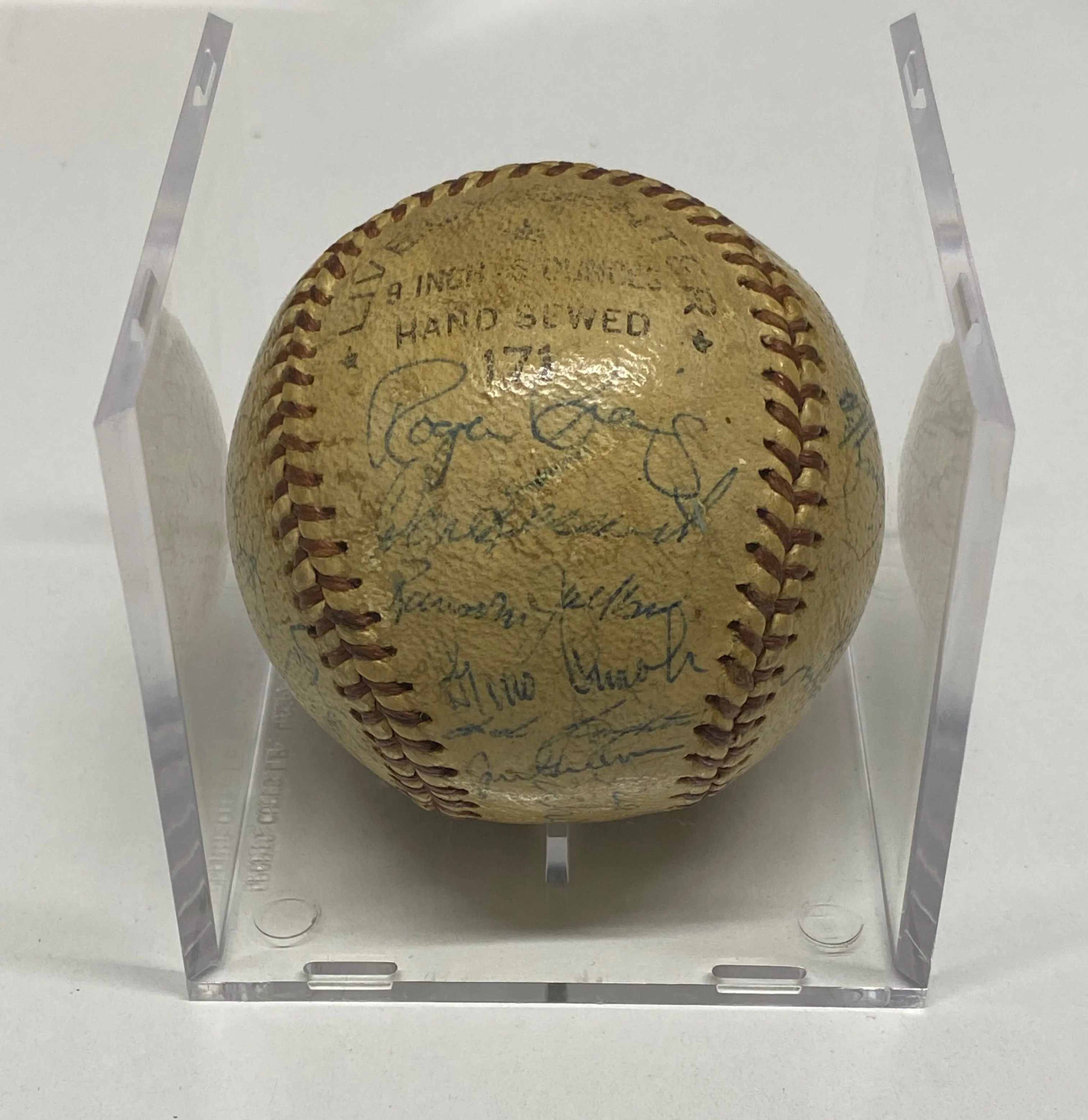 BROOKLYN DODGERS Rare 1956 Baseball Signed by Entire Team - $15K APR Value w/ CoA!  