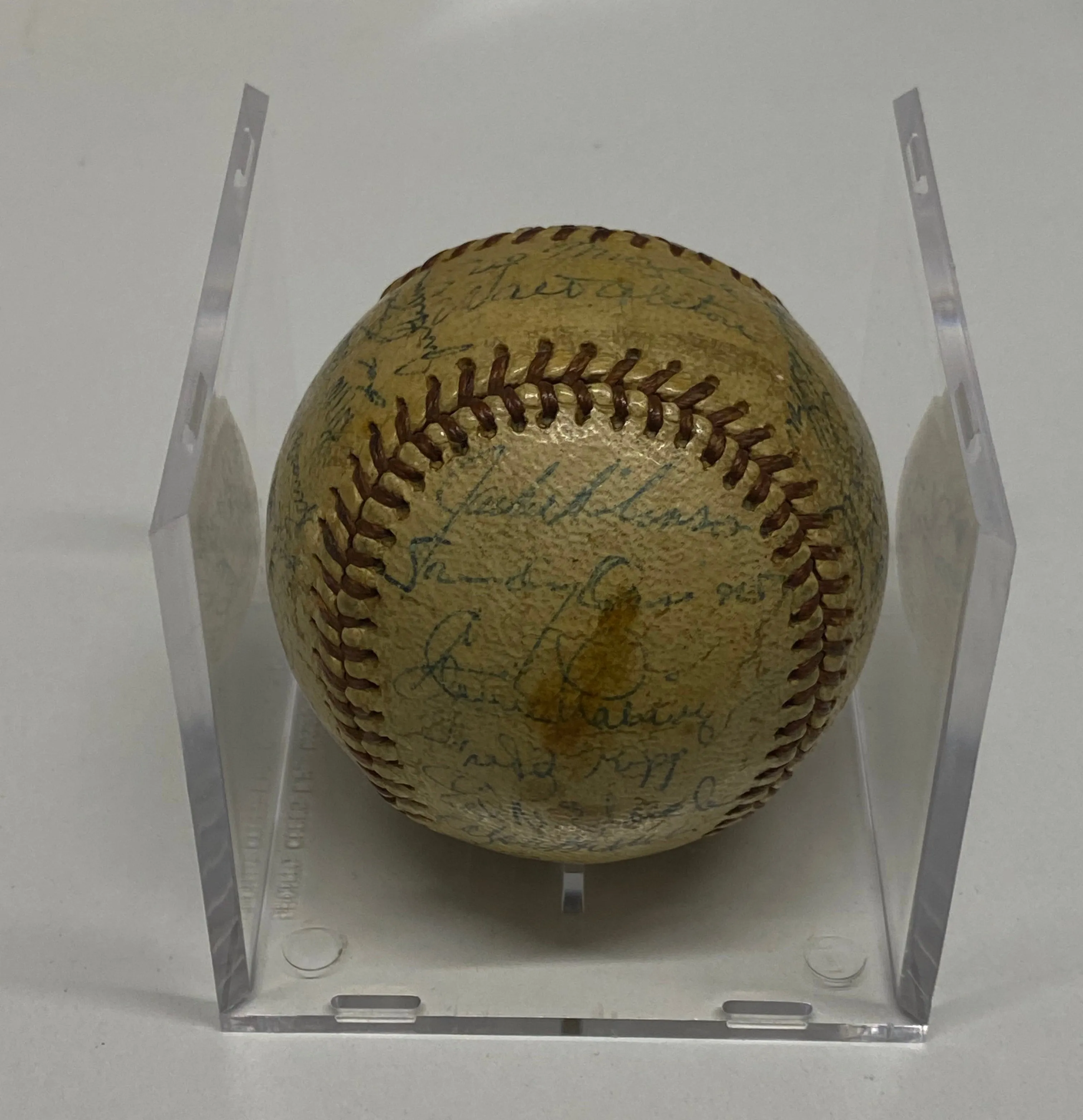 BROOKLYN DODGERS Rare 1956 Baseball Signed by Entire Team - $15K APR Value w/ CoA!  