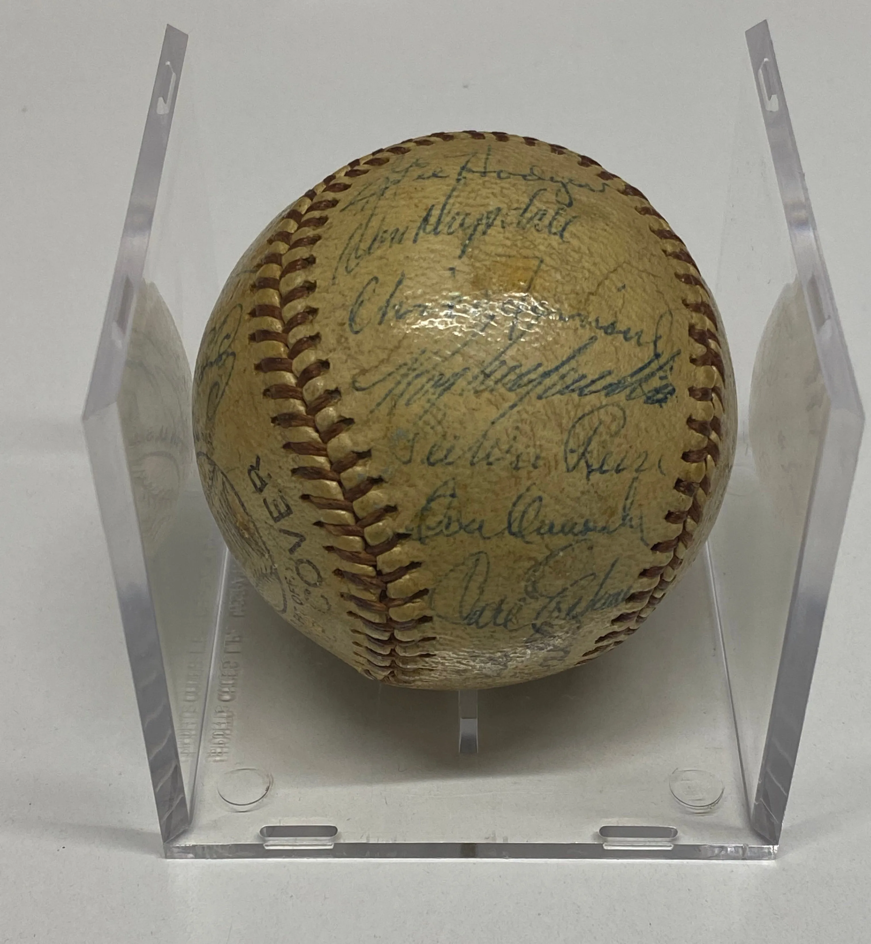 BROOKLYN DODGERS Rare 1956 Baseball Signed by Entire Team - $15K APR Value w/ CoA!  