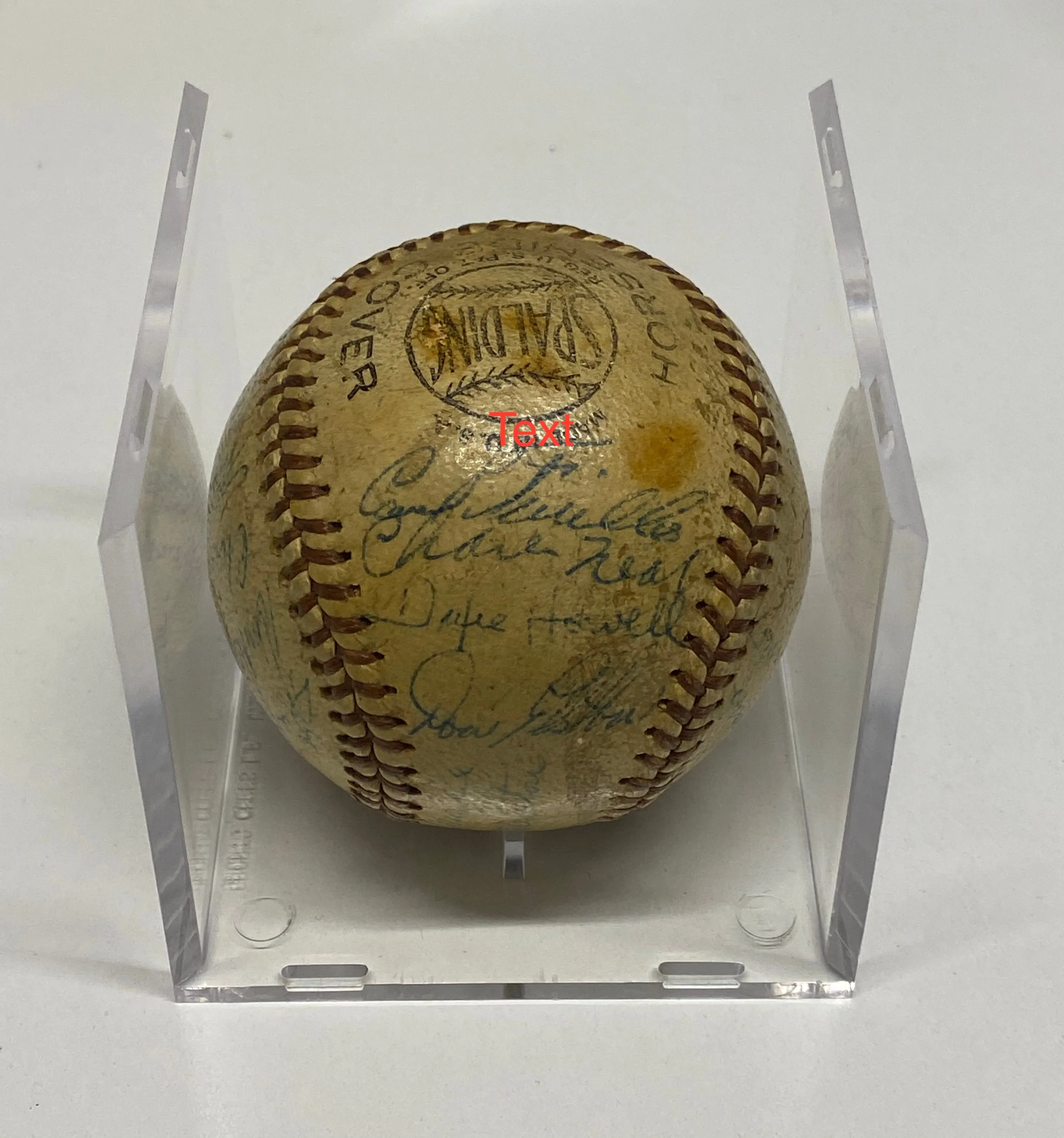 BROOKLYN DODGERS Rare 1956 Baseball Signed by Entire Team - $15K APR Value w/ CoA!  