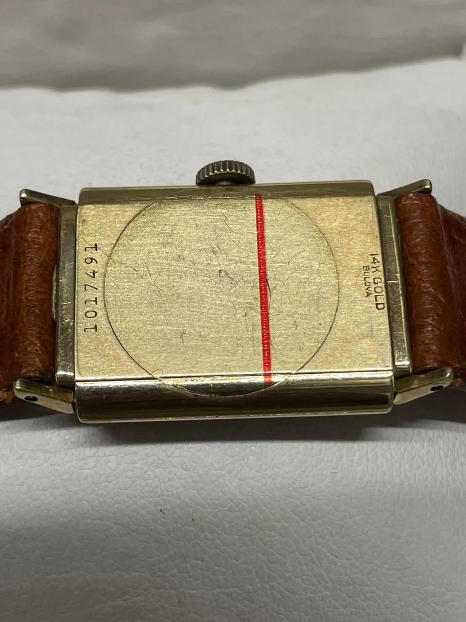 Bulova 1940s Gold Tank Watch - Rose Dial, Blue Hands, Vintage - $13K APR w/ COA!