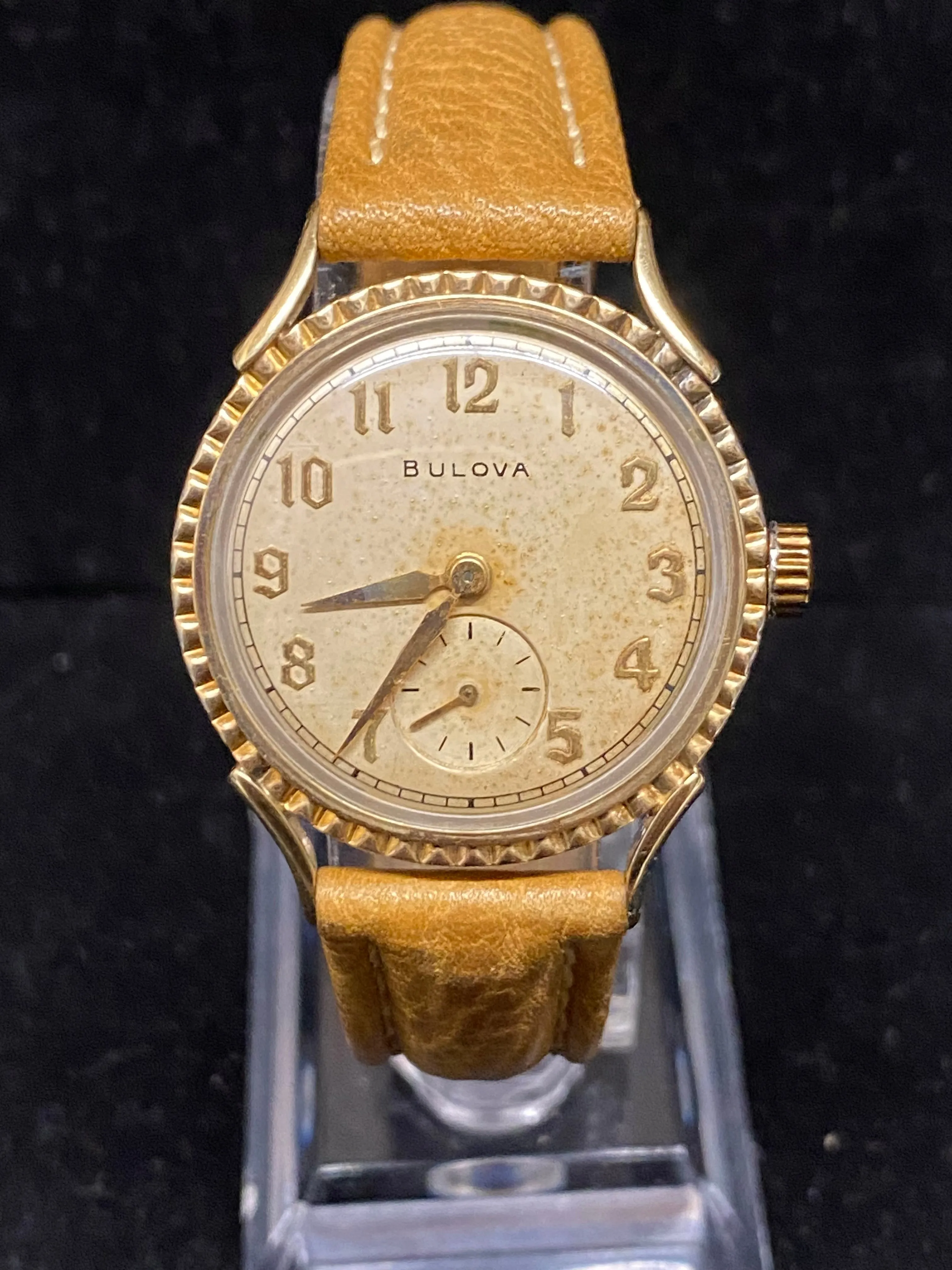 Bulova Vintage and Unique Gold Watch w/ Beautiful Gold Details- $6K APR w/ COA!!