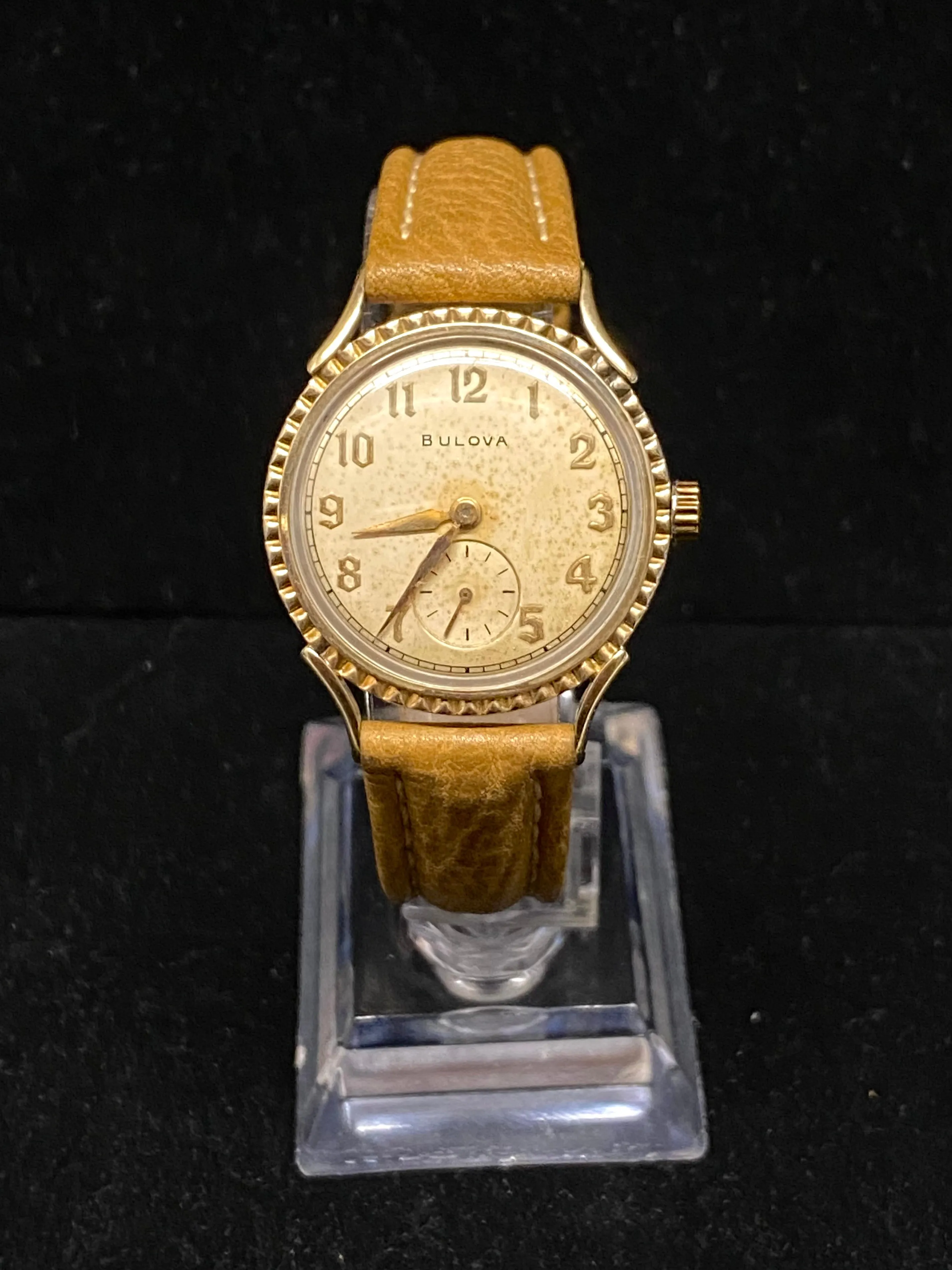 Bulova Vintage and Unique Gold Watch w/ Beautiful Gold Details- $6K APR w/ COA!!