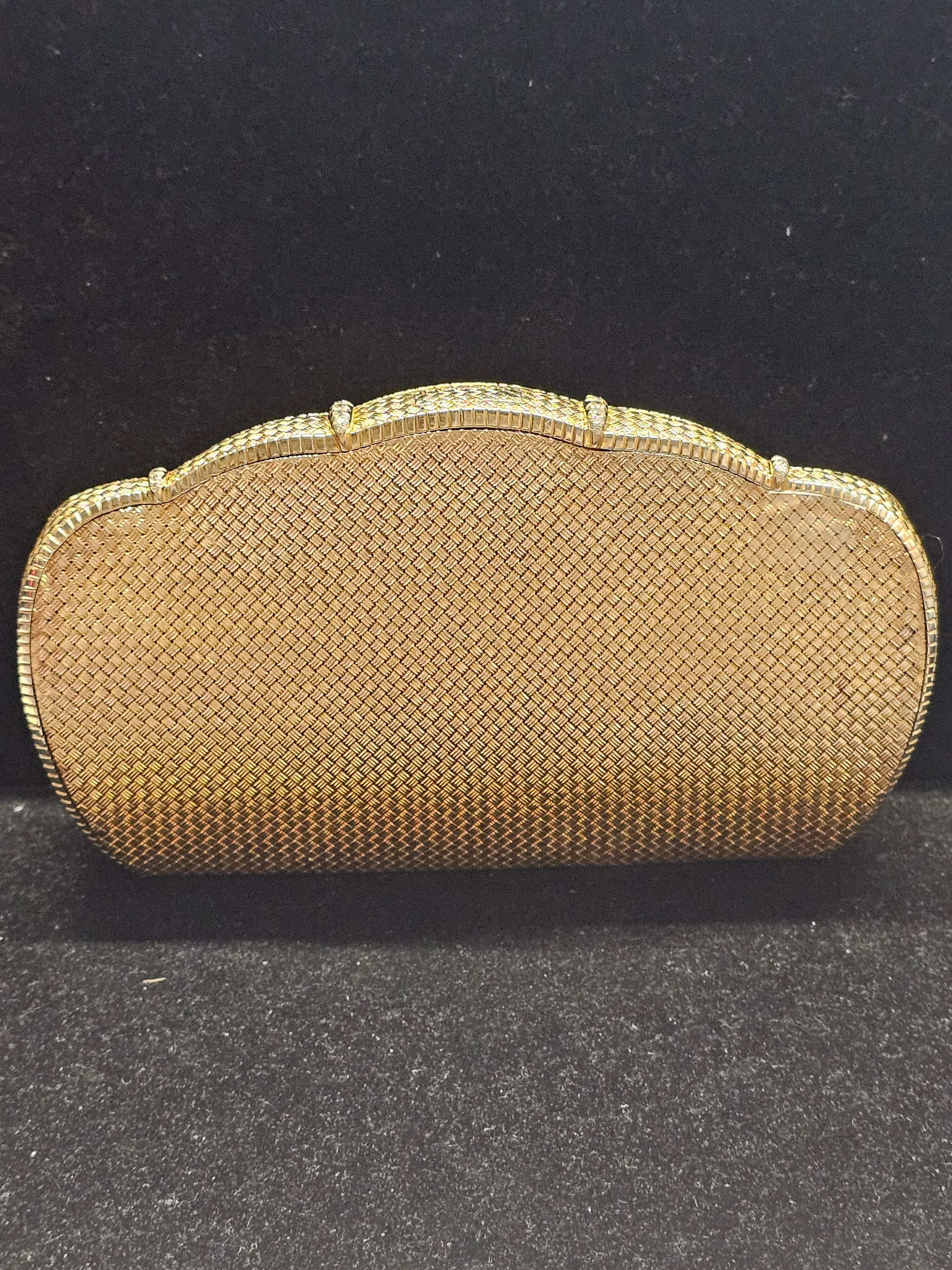 BVLGARI 1980s 12oz 18K Yellow Gold 24 EVS Dmnds  Ladies Handbag-$250K APR w CoA!