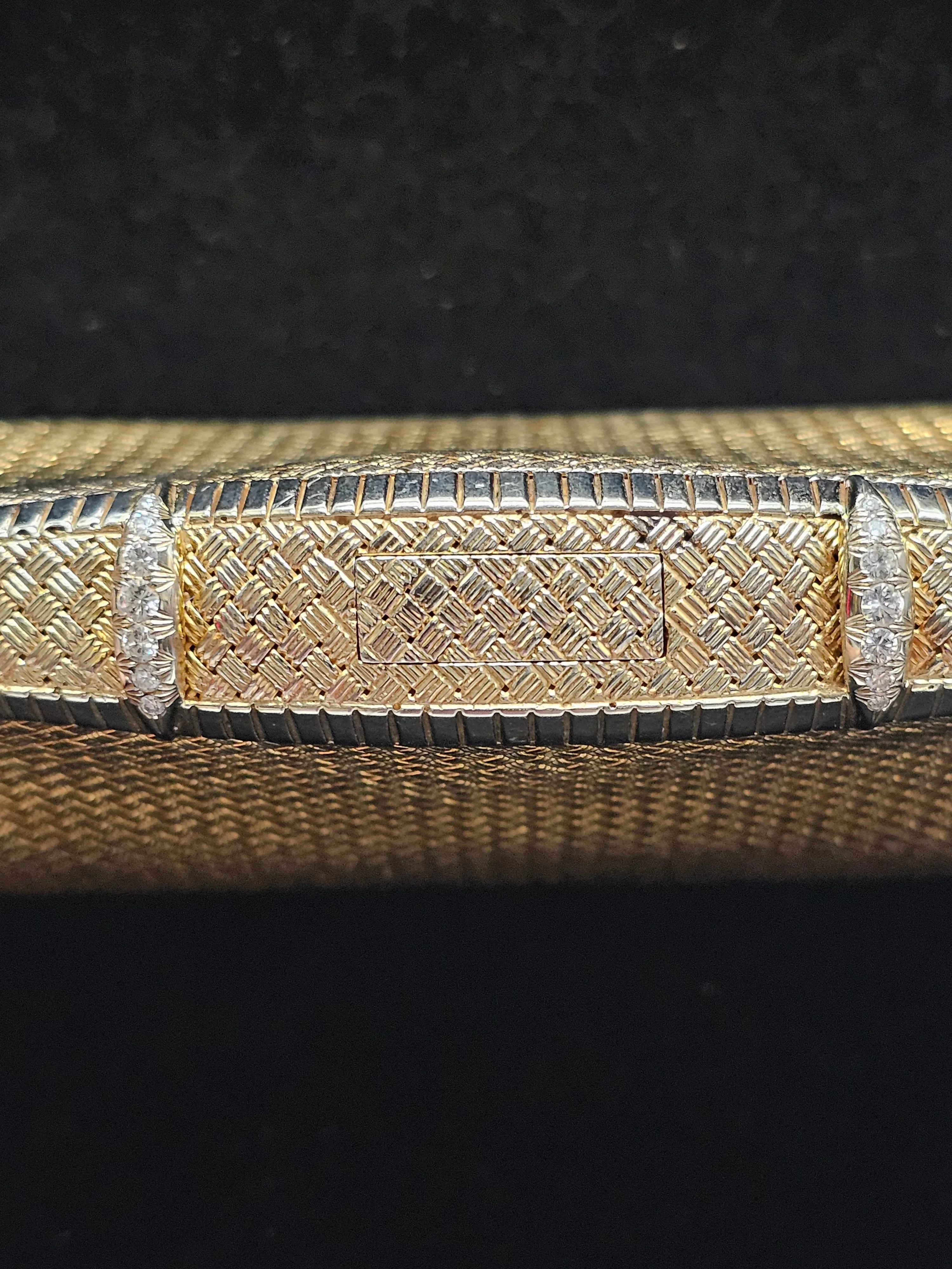 BVLGARI 1980s 12oz 18K Yellow Gold 24 EVS Dmnds  Ladies Handbag-$250K APR w CoA!