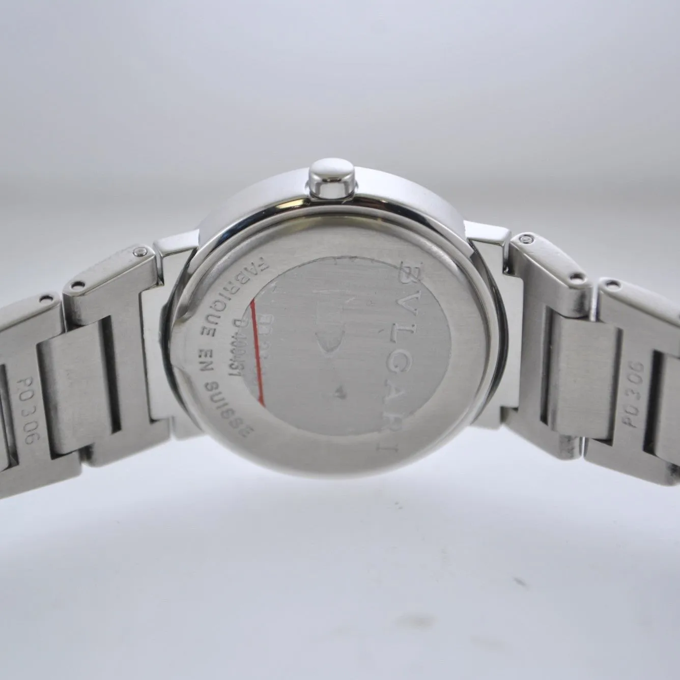 BVLGARI Diagono Women's SS w/ Silver Dial & Date Feature Watch - $8K APR w/ COA!
