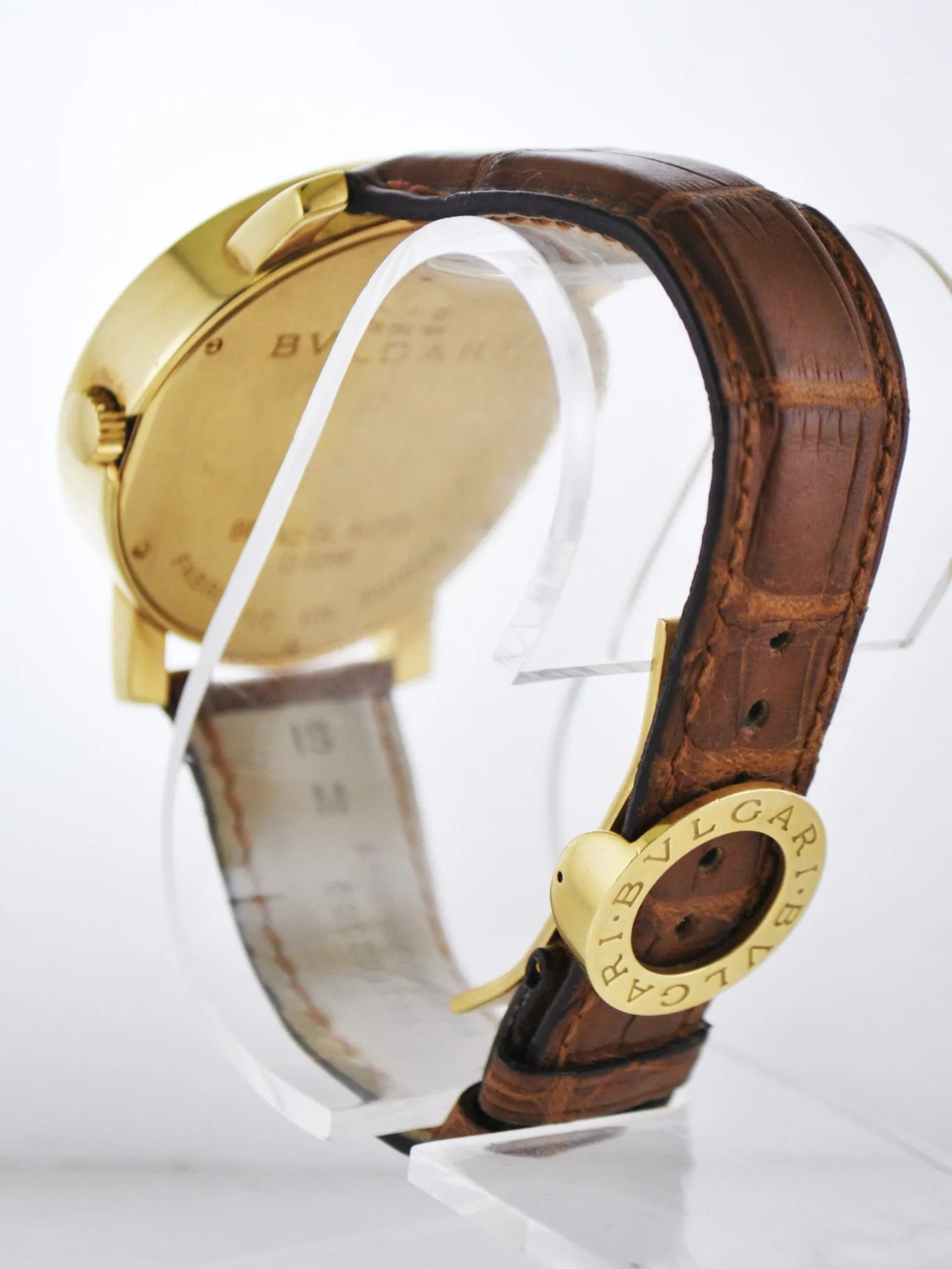 BVLGARI Jumbo Automatic 18K Yellow Gold Round Brand New Watch - $40K APR w/ COA!