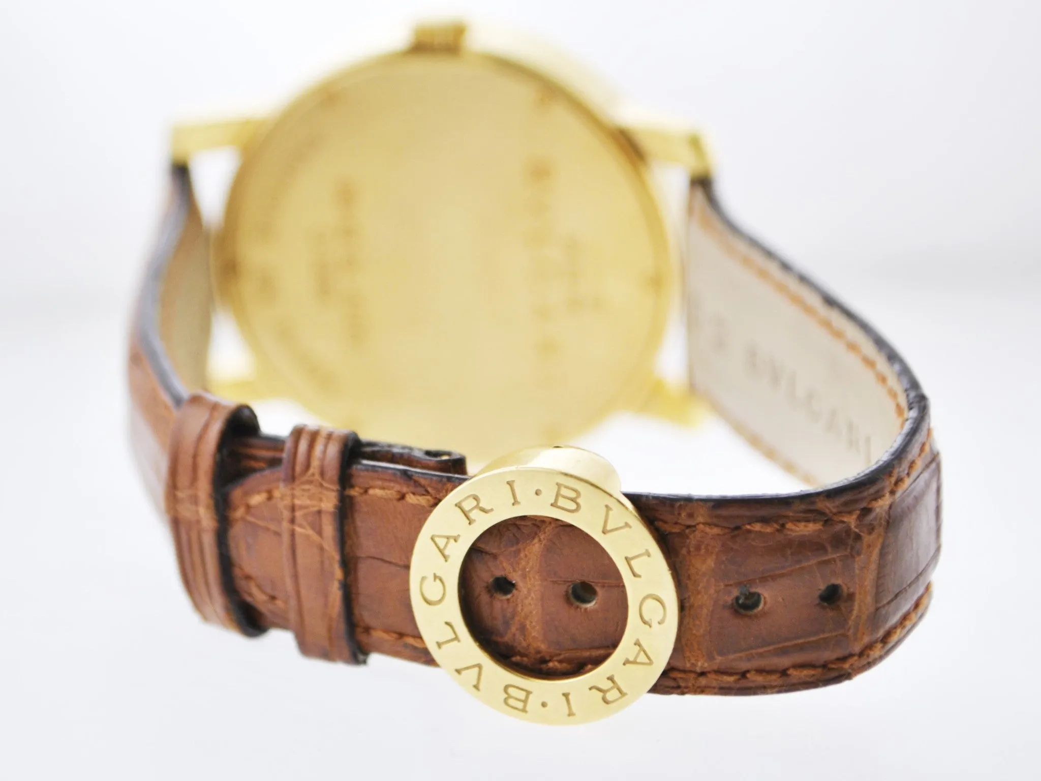 BVLGARI Jumbo Automatic 18K Yellow Gold Round Brand New Watch - $40K APR w/ COA!