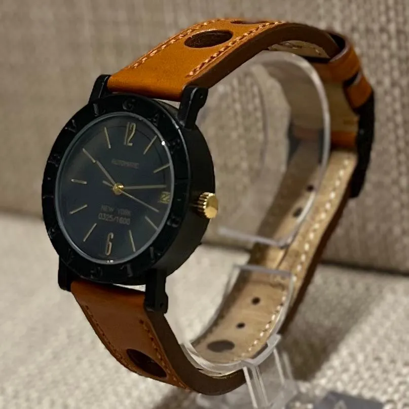 BVLGARI New York Ltd. Ed. w/ Date Feature Black Men's Watch - $10K APR w/ COA!!!