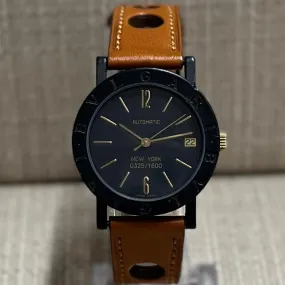 BVLGARI New York Ltd. Ed. w/ Date Feature Black Men's Watch - $10K APR w/ COA!!!