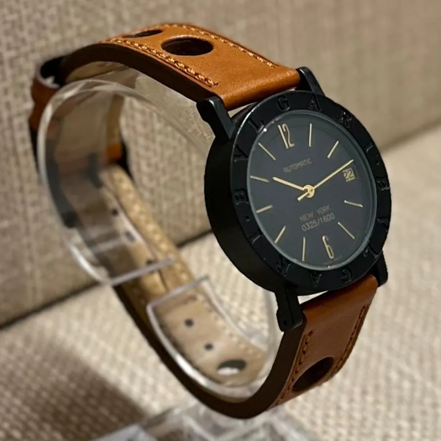 BVLGARI New York Ltd. Ed. w/ Date Feature Black Men's Watch - $10K APR w/ COA!!!