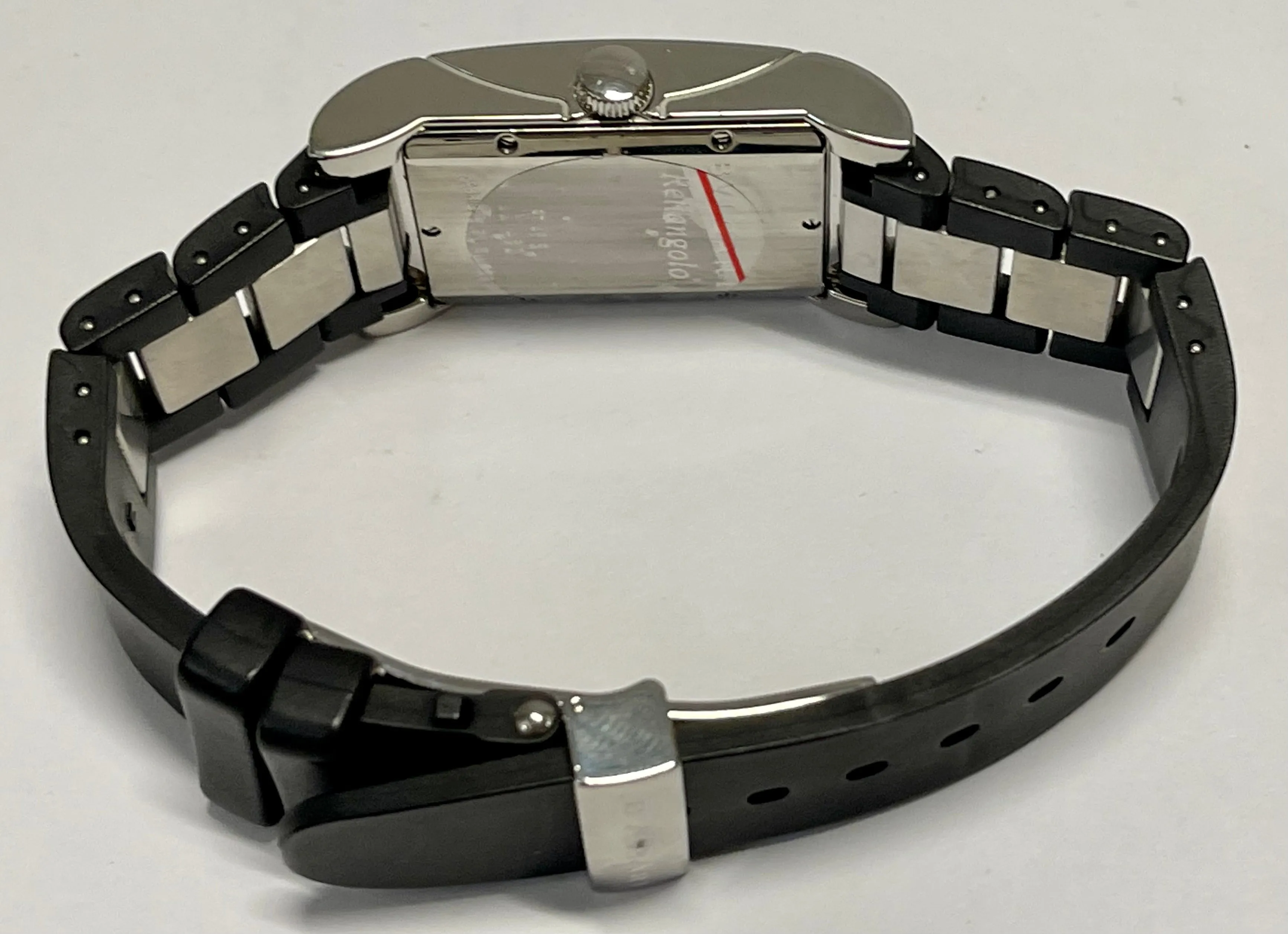 BVLGARI Rettangolo Automatic Ladies SS Watch with Date Feature - $7K APR w/ CoA!