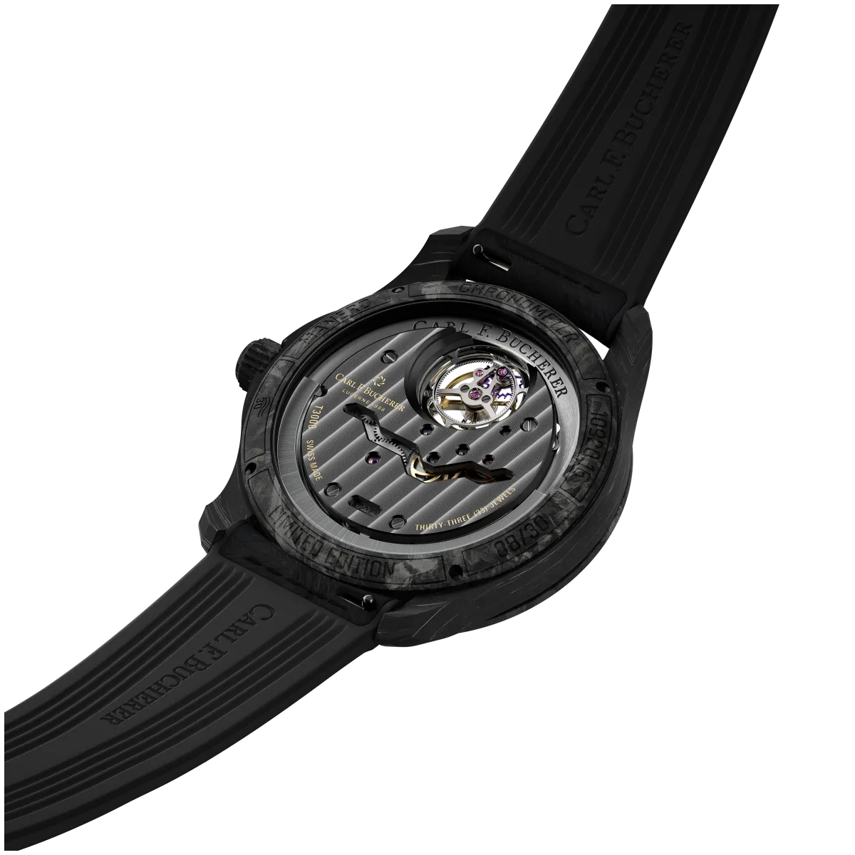 Carl F. Bucherer Manero Tourbillon Carbon Limited Edition Men's Watch