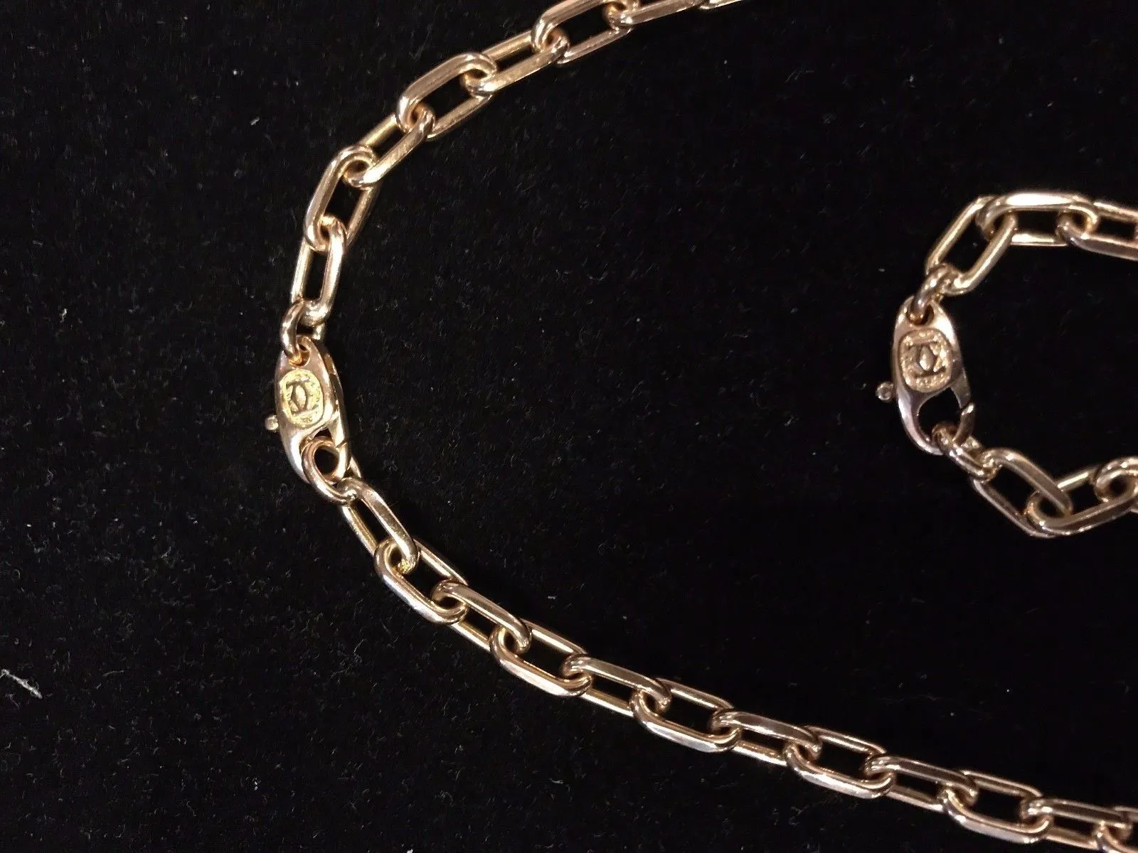 CARTIER 18K Rose Gold Classic Chain Link Bracelet - $10K Appraisal Value! ✓