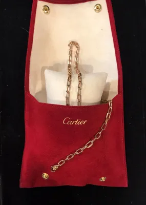 CARTIER 18K Rose Gold Classic Chain Link Bracelet - $10K Appraisal Value! ✓
