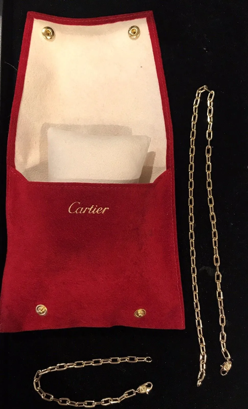 CARTIER 18K Rose Gold Classic Chain Link Bracelet - $10K Appraisal Value! ✓