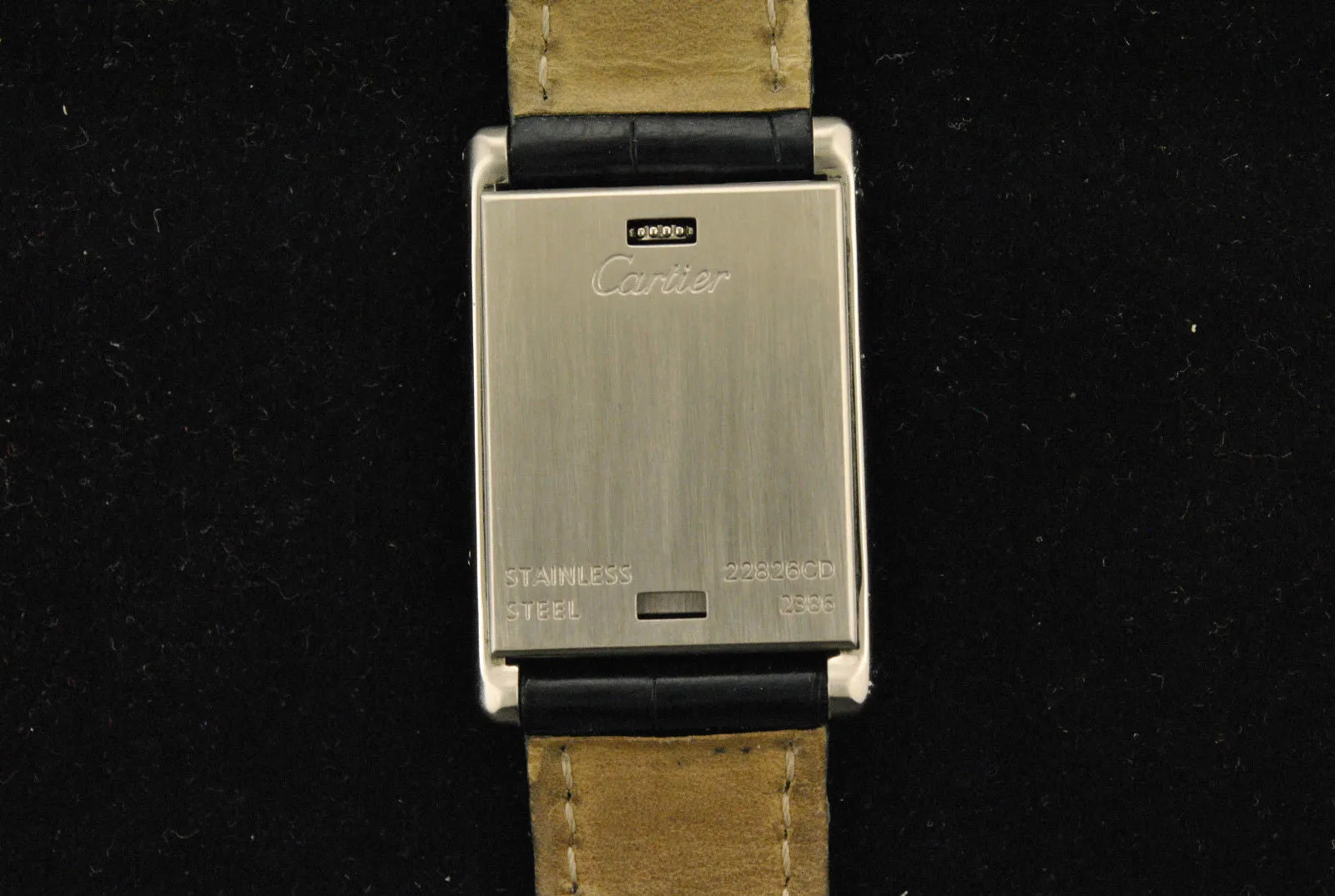 Cartier Basculante Reverso Style Lady's Stainless Steel Wristwatch with White Dial - $10K VALUE