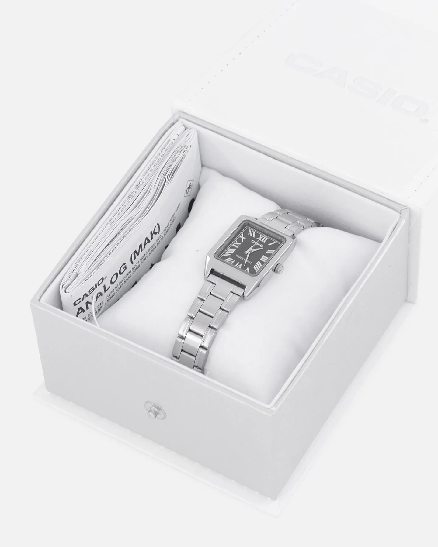 Casio Women's LTPV007D-1B Silver/Black
