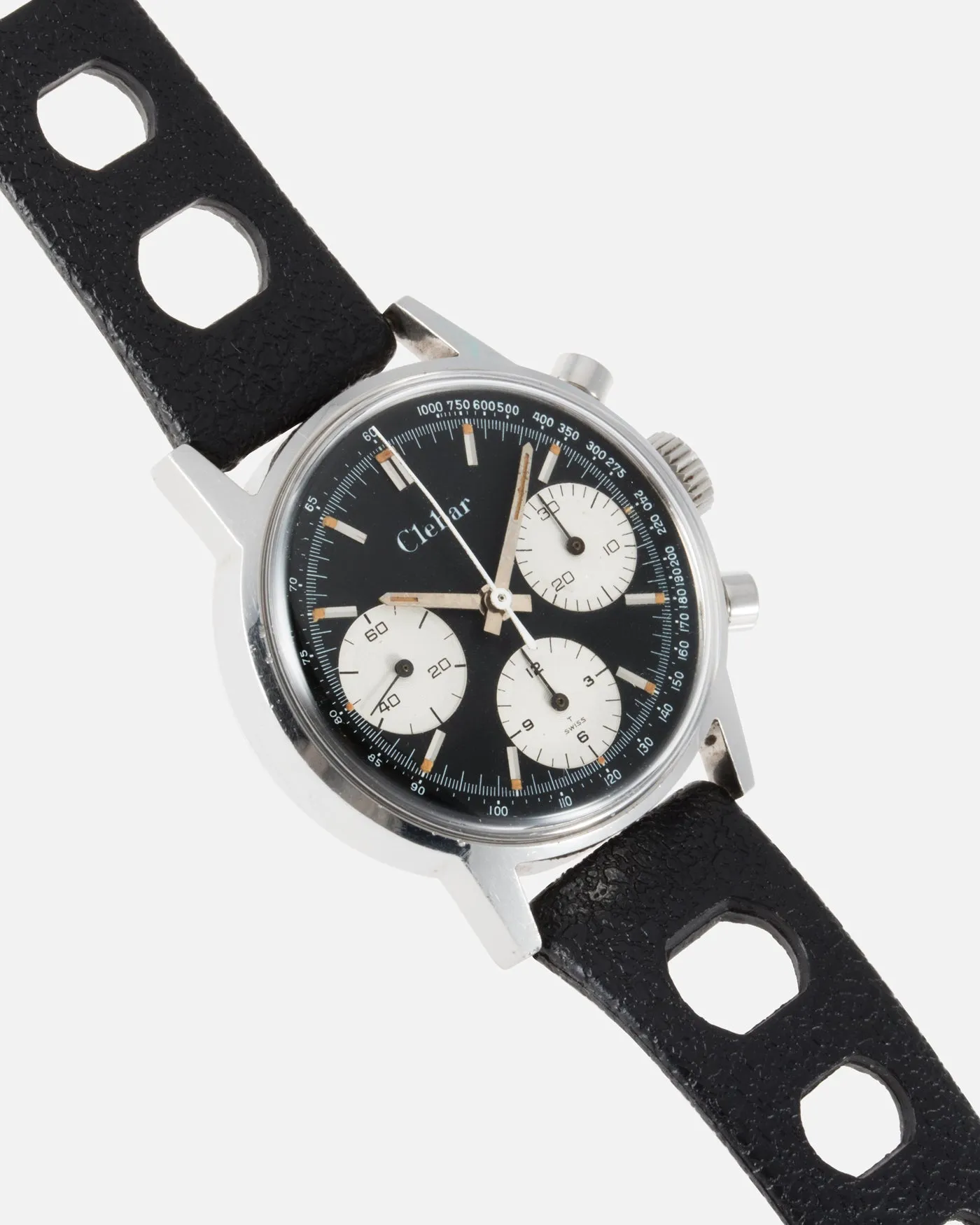 Clebar Reverse Panda Chronograph 'Poor Man's Heuer'