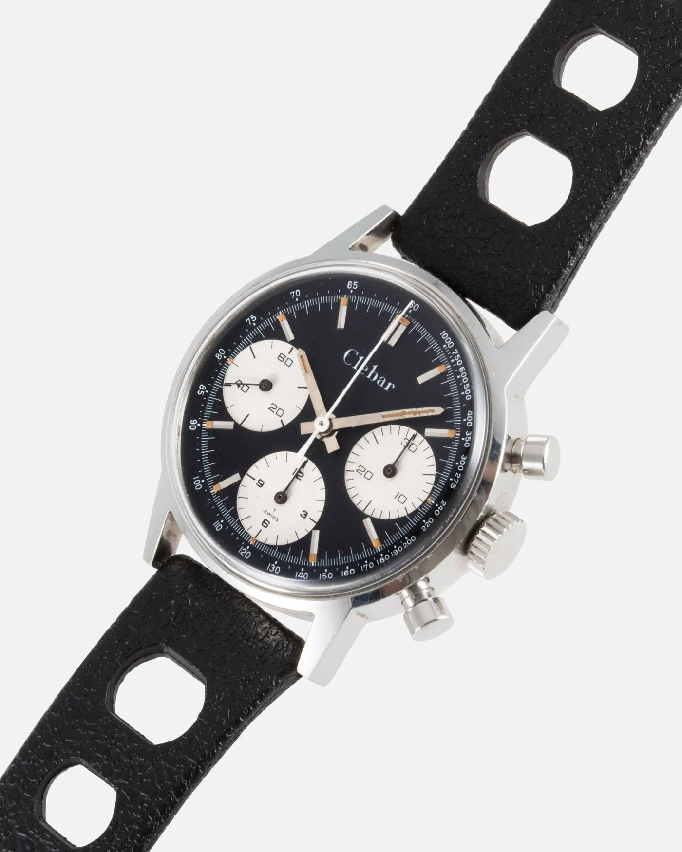 Clebar Reverse Panda Chronograph 'Poor Man's Heuer'