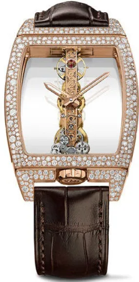 Corum Watch Golden Bridge Men Snow Diamond