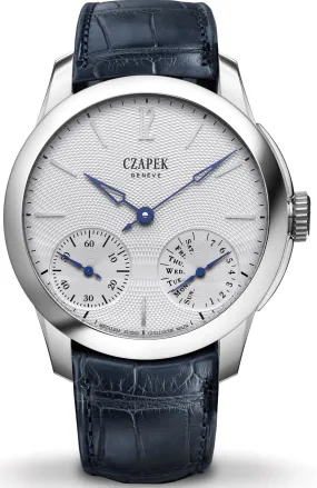 Czapek Watch Quai des Bergues Guilloche Ricochet Steel Sea Salt Grey S Limited Edition