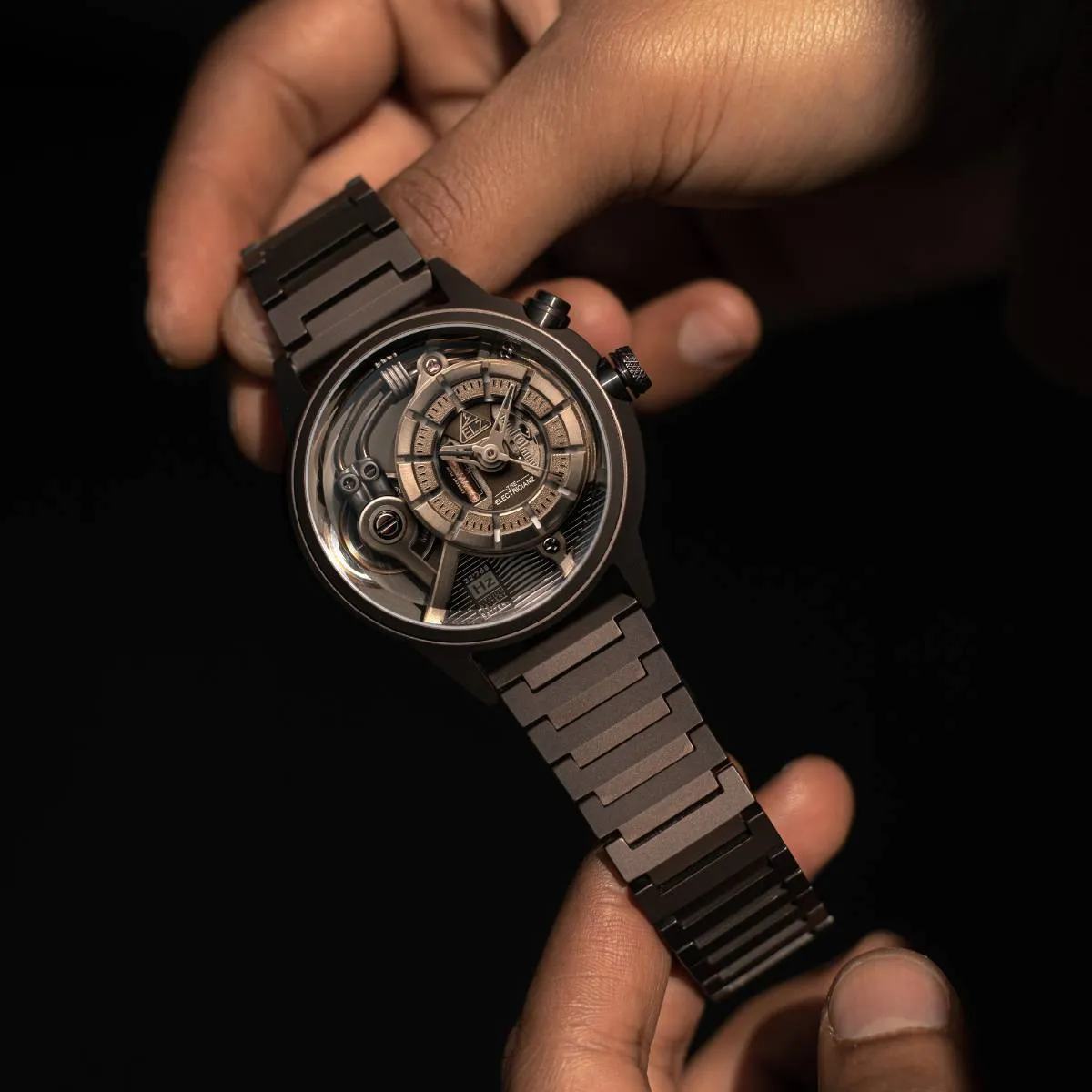 ELEC Watch Electric Code The BrownZ Leather