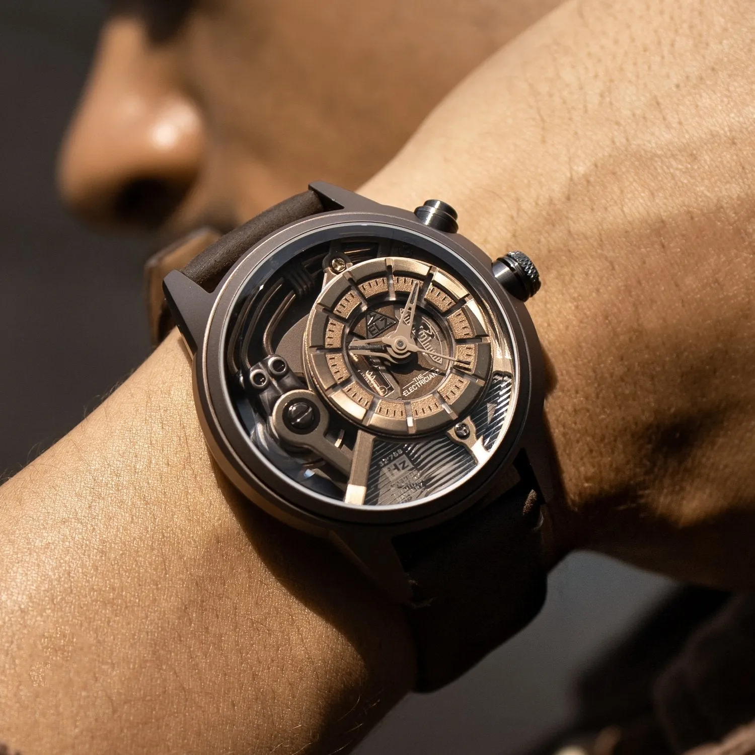 ELEC Watch Electric Code The BrownZ Leather