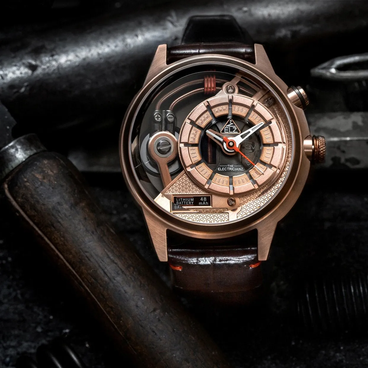 Electricianz Brown Soprano Z Watch ZZ-A3C/03