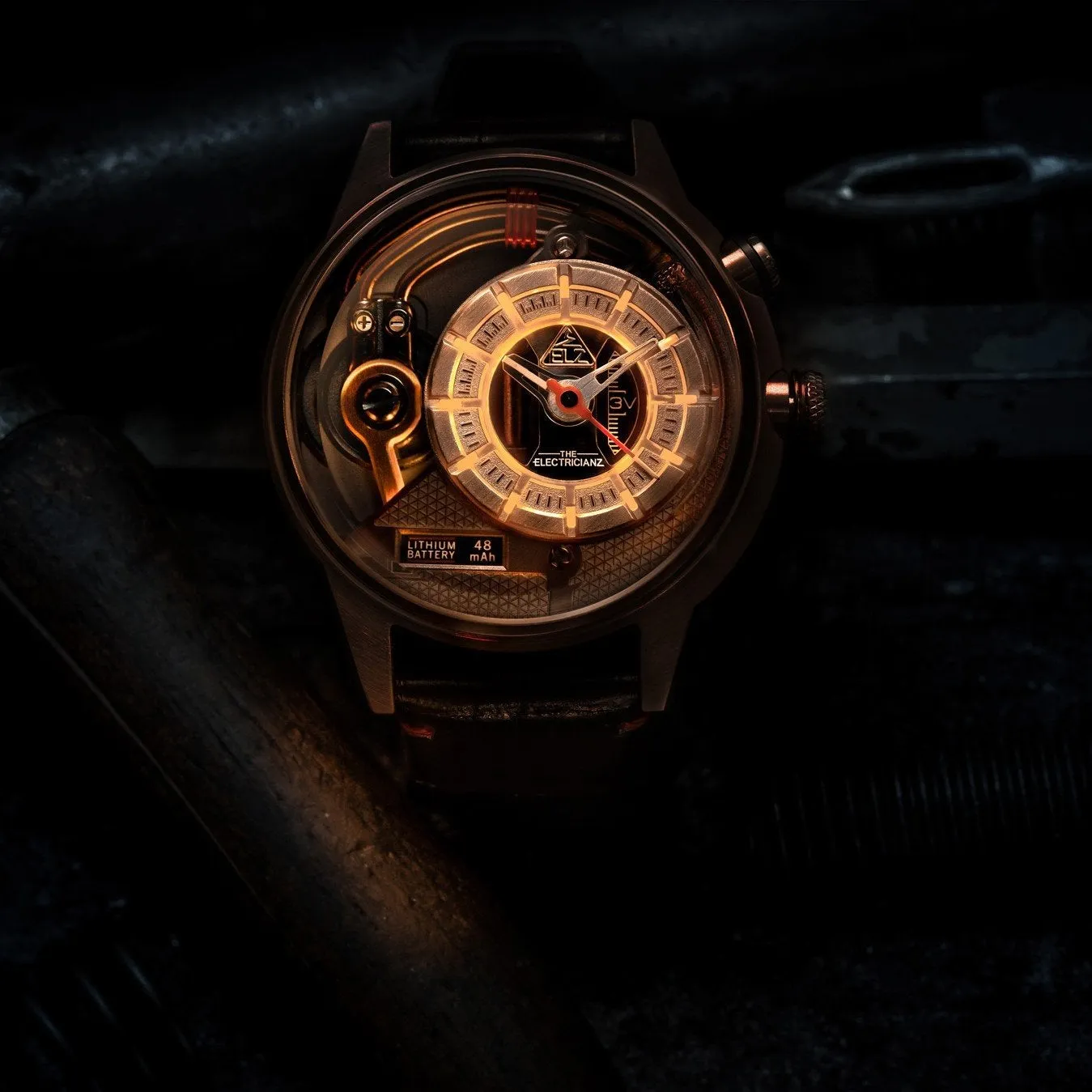 Electricianz Brown Soprano Z Watch ZZ-A3C/03