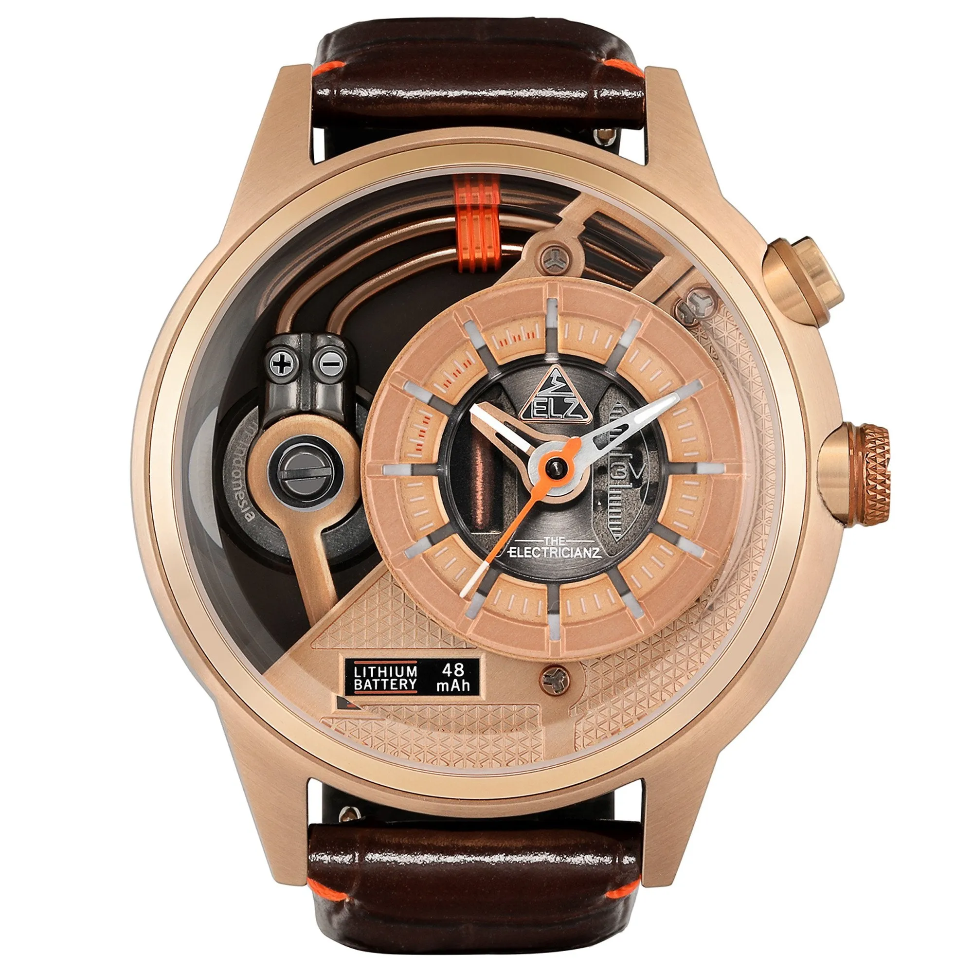 Electricianz Brown Soprano Z Watch ZZ-A3C/03