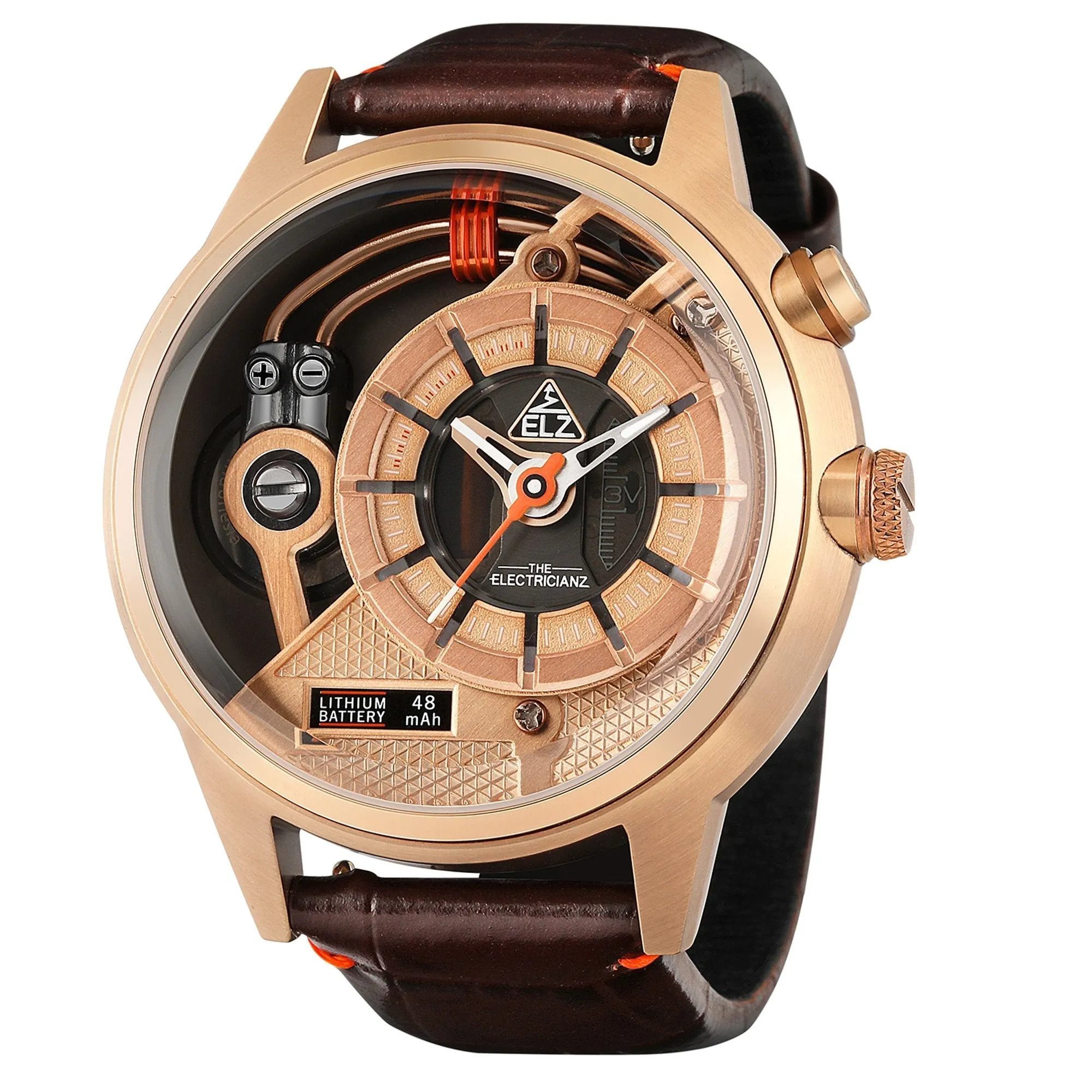 Electricianz Brown Soprano Z Watch ZZ-A3C/03