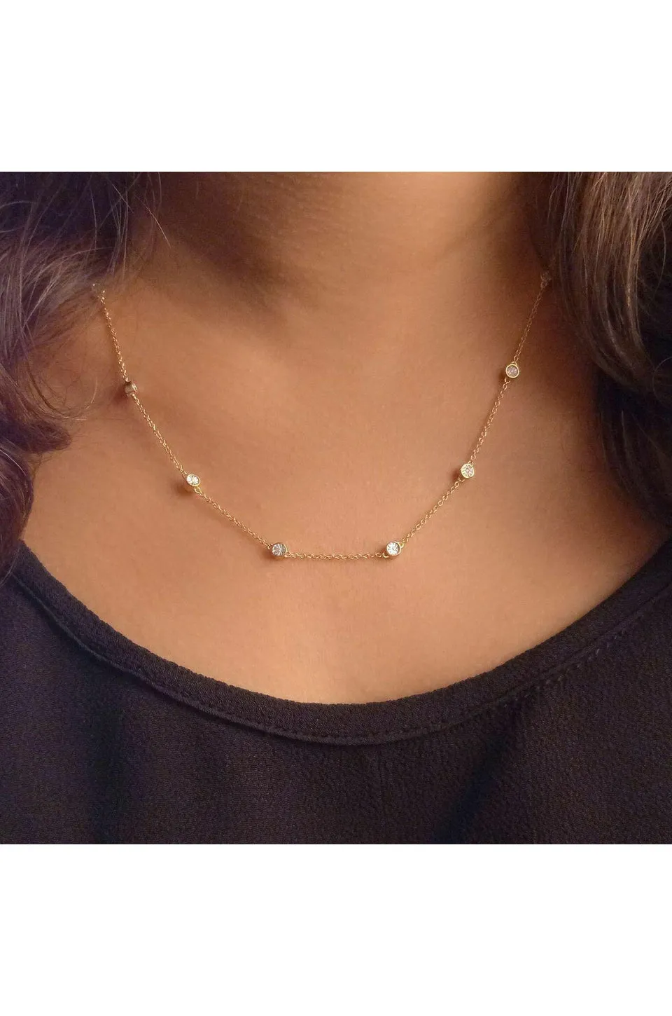 Ella Stein In The Loop Necklace In Gold