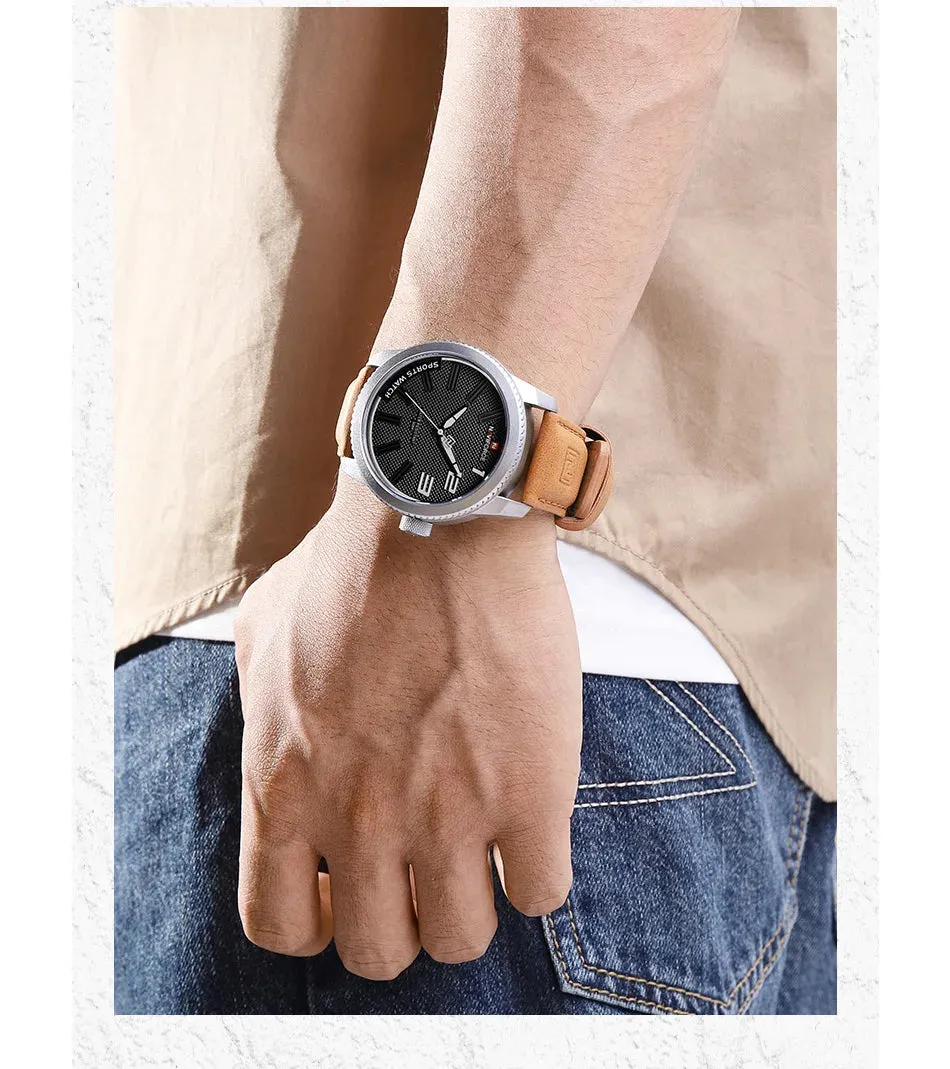 Fashion Brand New Style Men Quartz Watch Waterproof Wristwatch