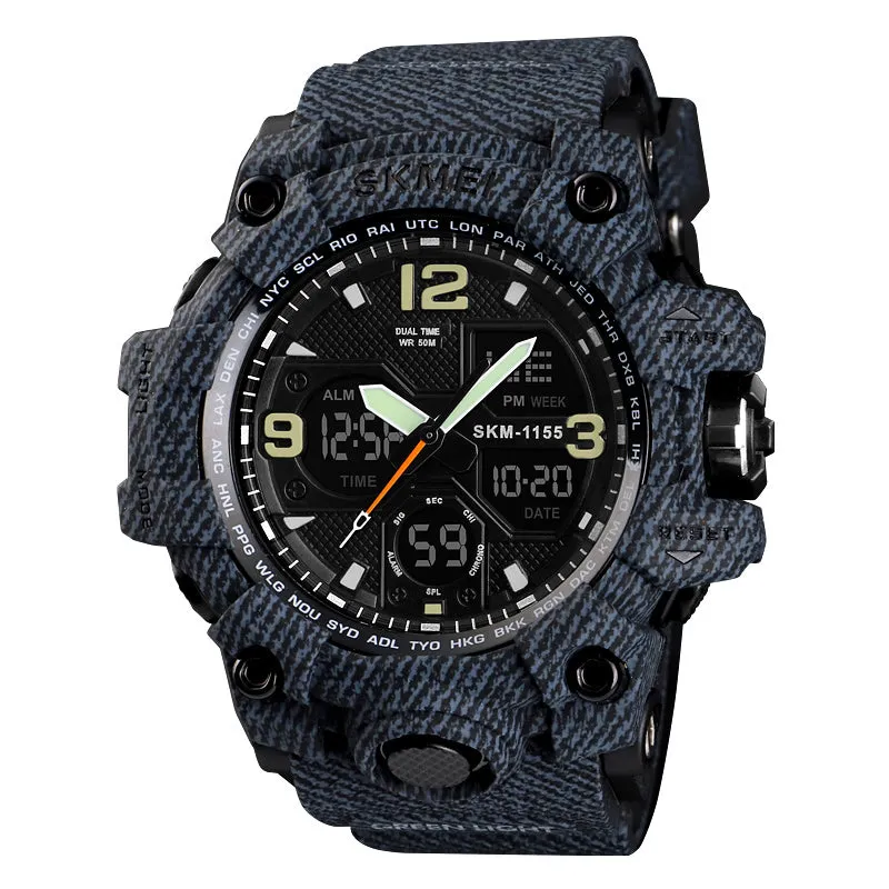 Fashion Sports Military Quartz Digital Waterproof Swim Stopwatch Wristwatches