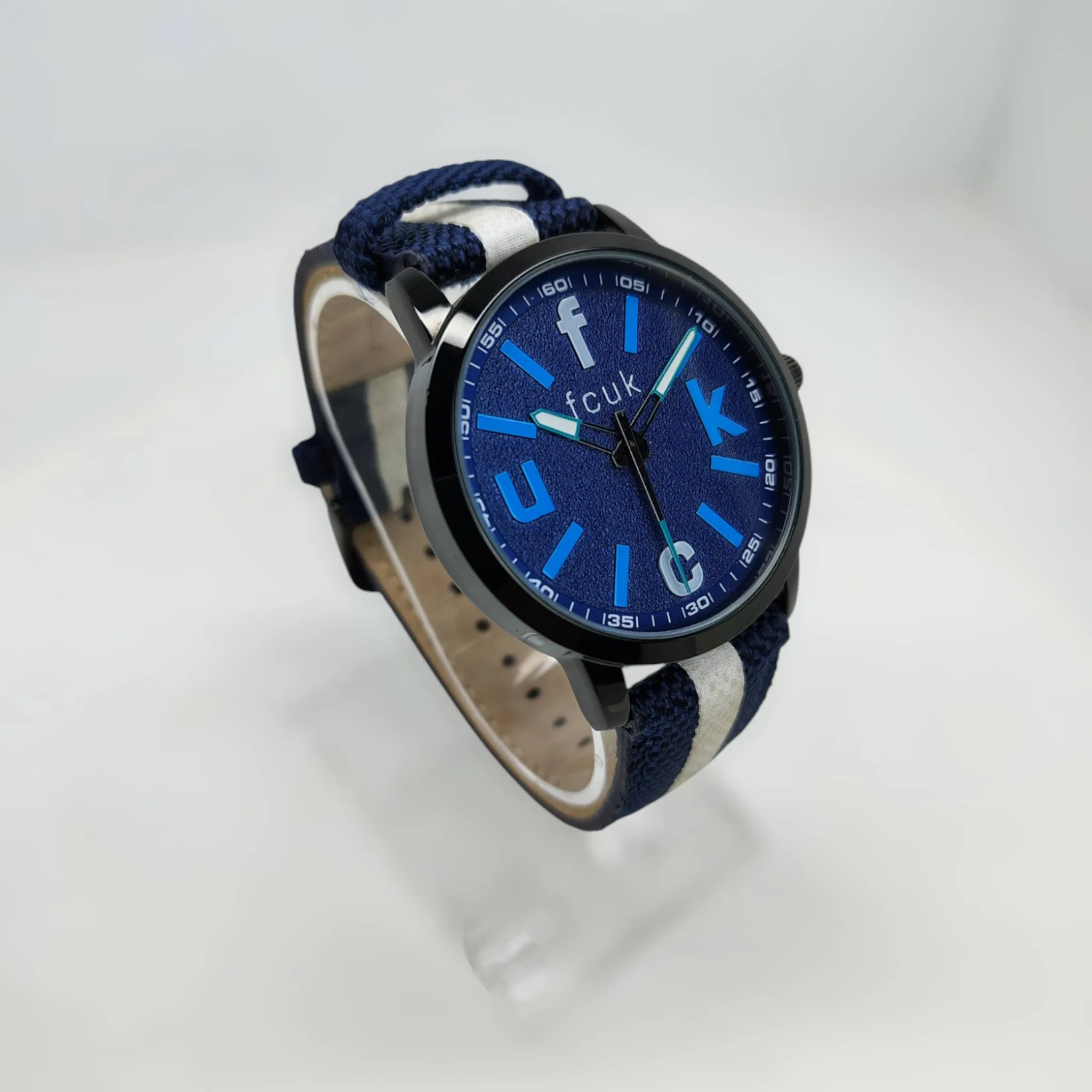 French Connection UK - Original - Leather Strap - 44mm - Men's Watch