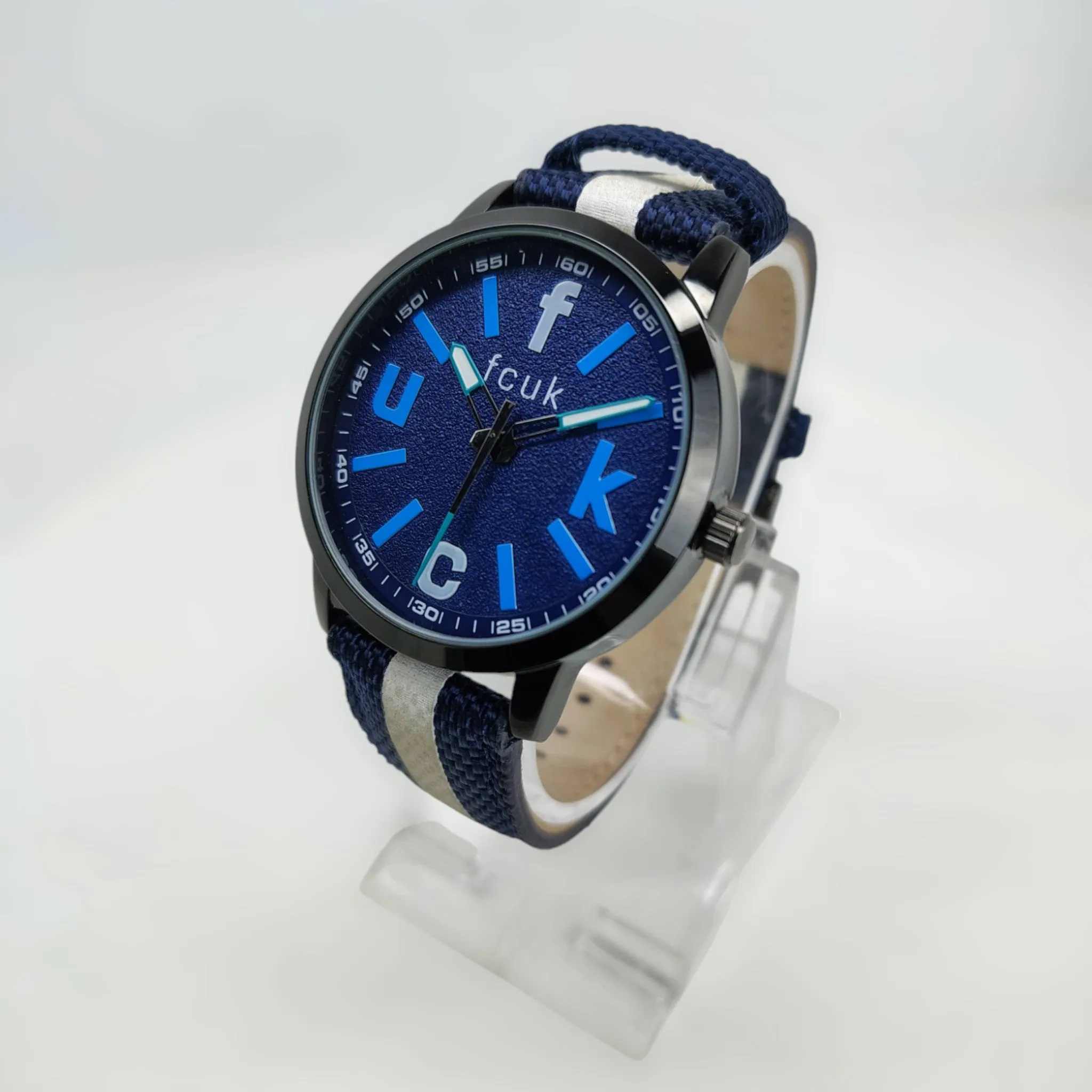 French Connection UK - Original - Leather Strap - 44mm - Men's Watch