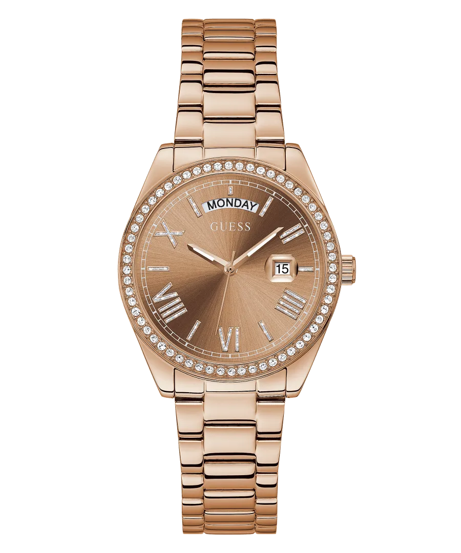 Guess GW0307L3 ROSE GOLD TONE CASE ROSE GOLD TONE STAINLESS STEEL WATCH