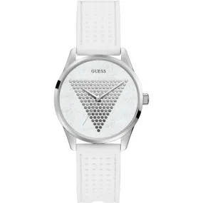 Guess Ladies White Analog Watch - W1227L1