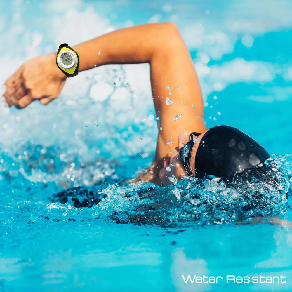 Heart Rate Monitor Watch W/Minimum, Average Heart Rate, Calorie Counter, And Target Zones(Green Color)