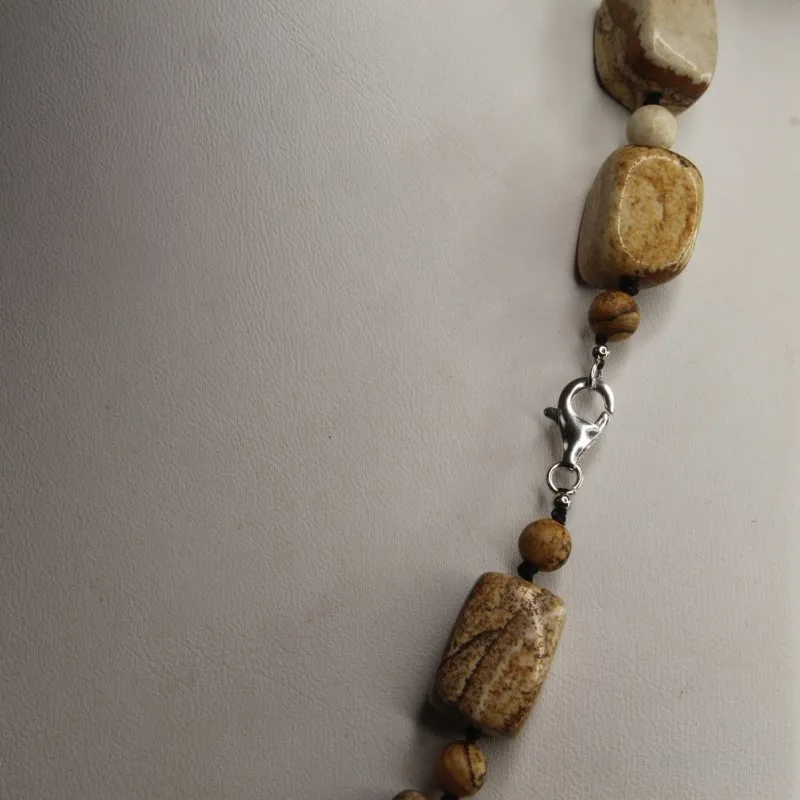 Infinity Picture Jasper 20-21 inches Necklace