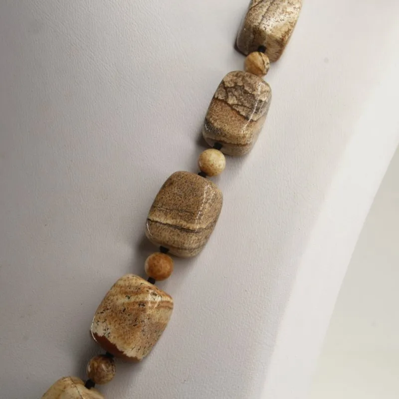 Infinity Picture Jasper 20-21 inches Necklace