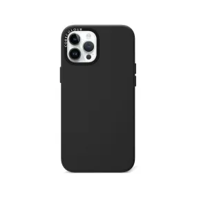 iPhone 12 Pro Max Solid Black Phone Case